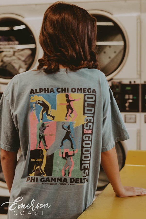 Alpha Chi Omega Black Marble Leggings – The Social Life