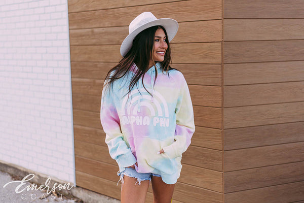 Tie dye 2024 corded sweatshirt