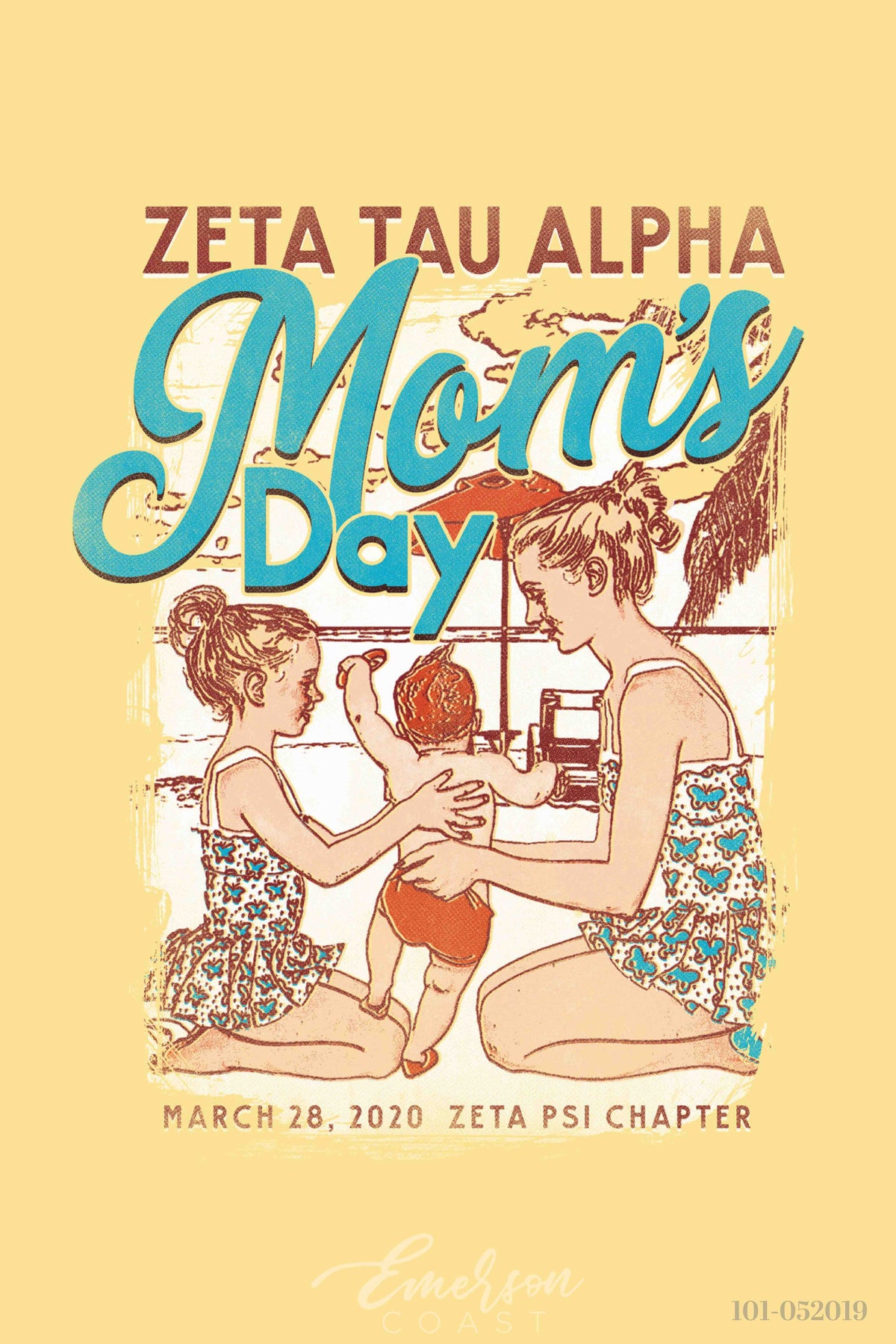 Zeta Tau Alpha Mom&#39;s Day T-Shirt