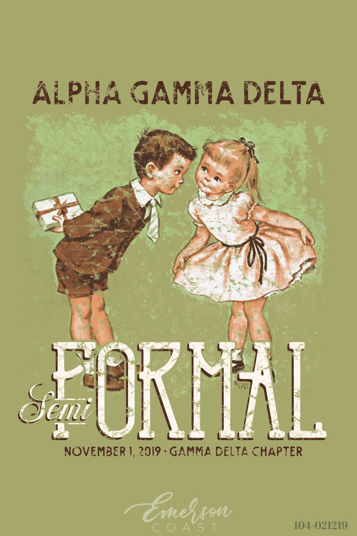 Alpha Gamma Delta Semi Formal T-shirt