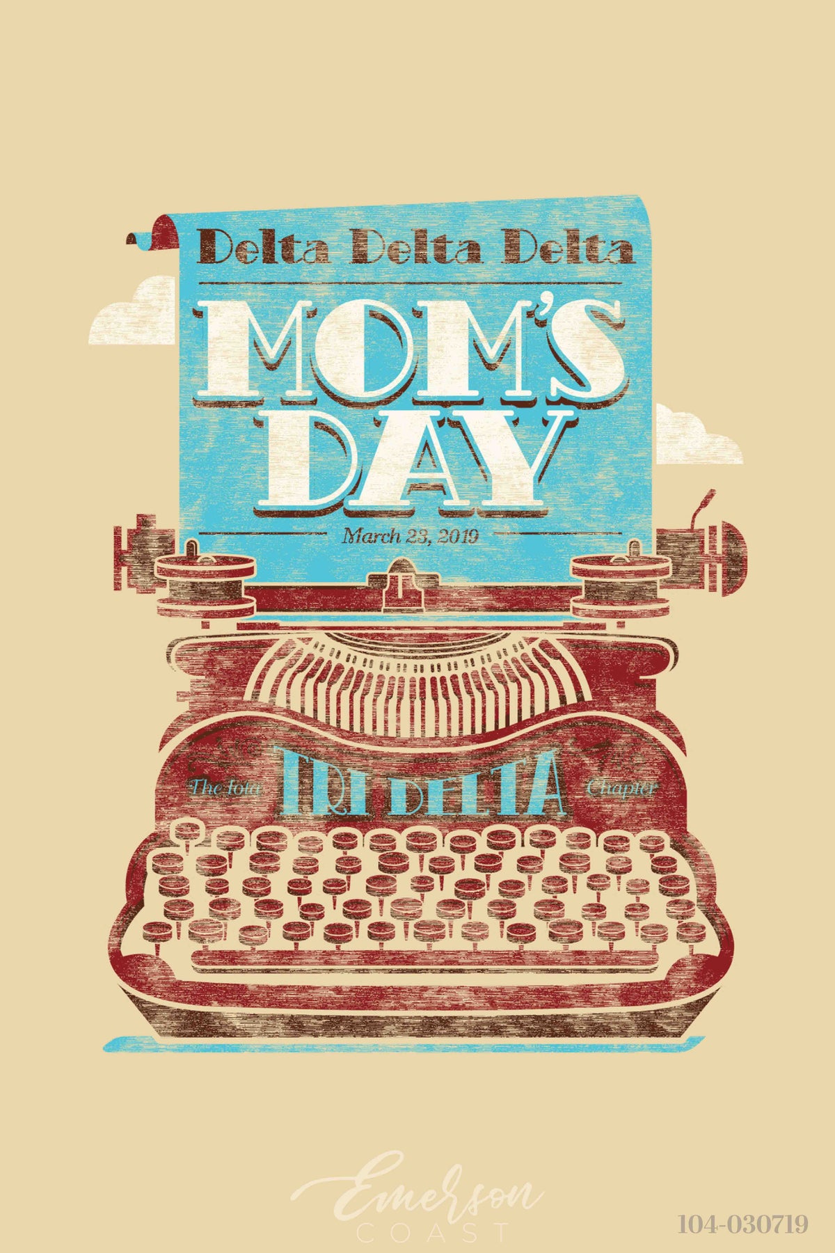 Delta Delta Delta Mom&#39;s Day T-Shirt