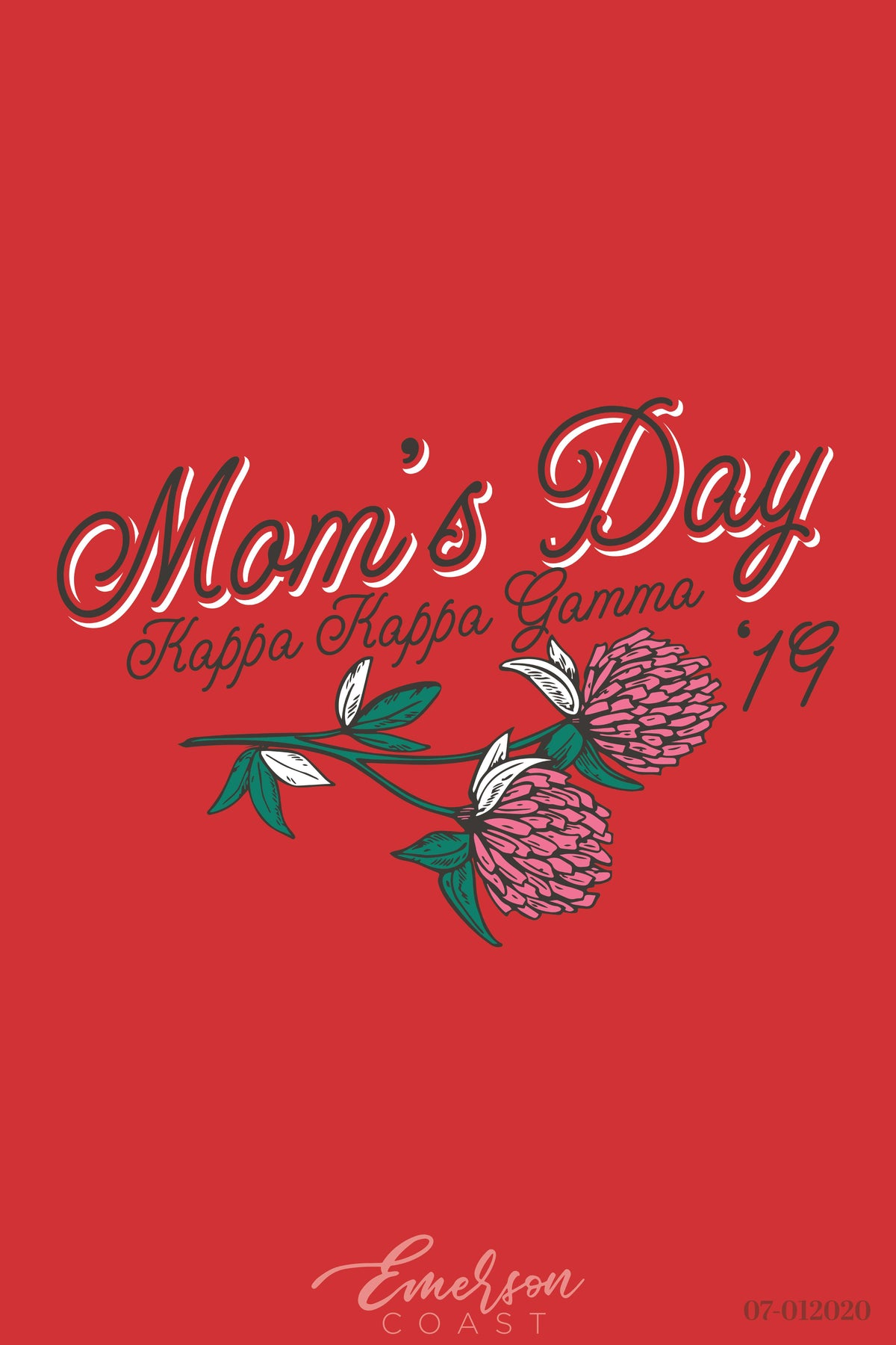 Kappa Kappa Gamma Mom&#39;s Day Floral T-Shirt