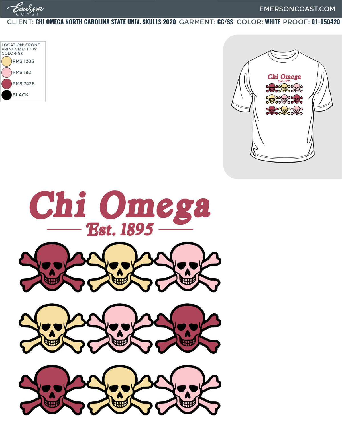 01-050420 Chi Omega North Carolina State University Skulls 2020