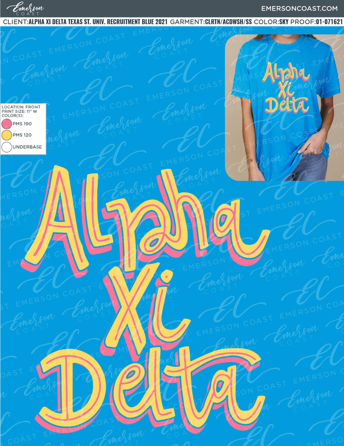 01-071621 Alpha Xi Delta Texas State University Recruitment Blue 2021