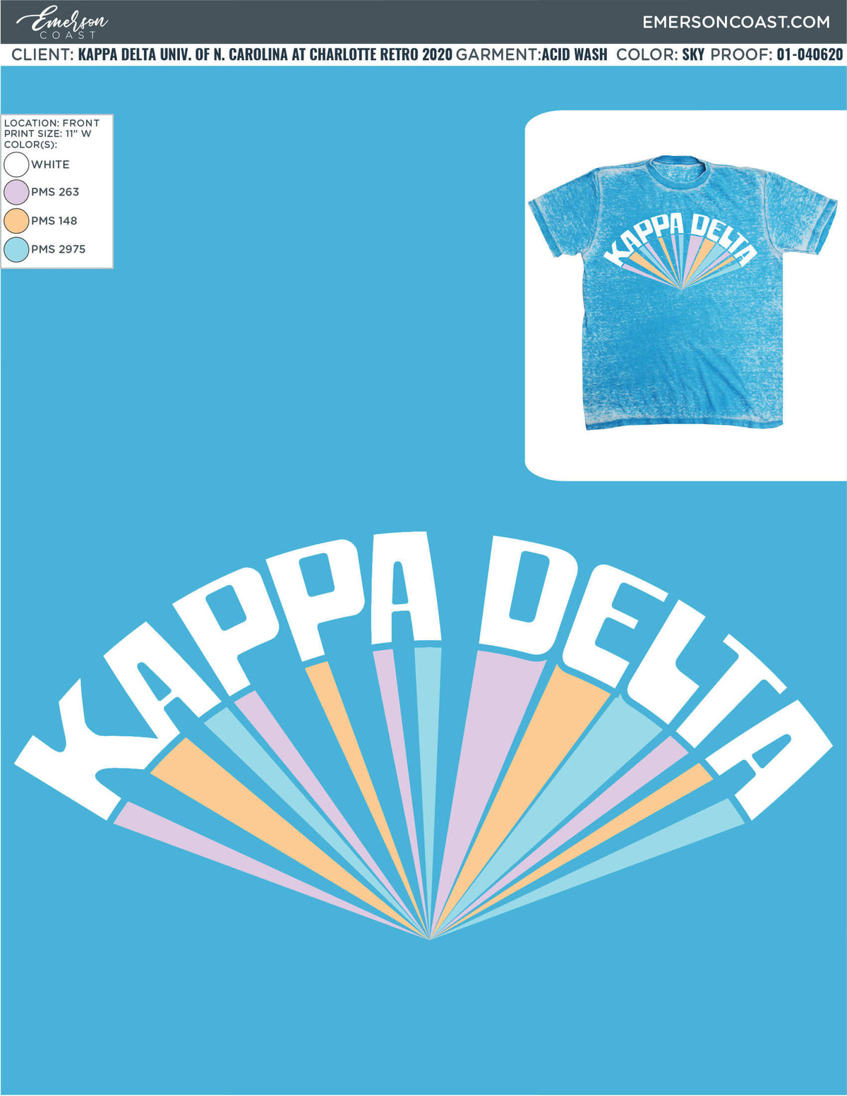 01-040620 Kappa Delta University of North Carolina at Charlotte Retro 2020