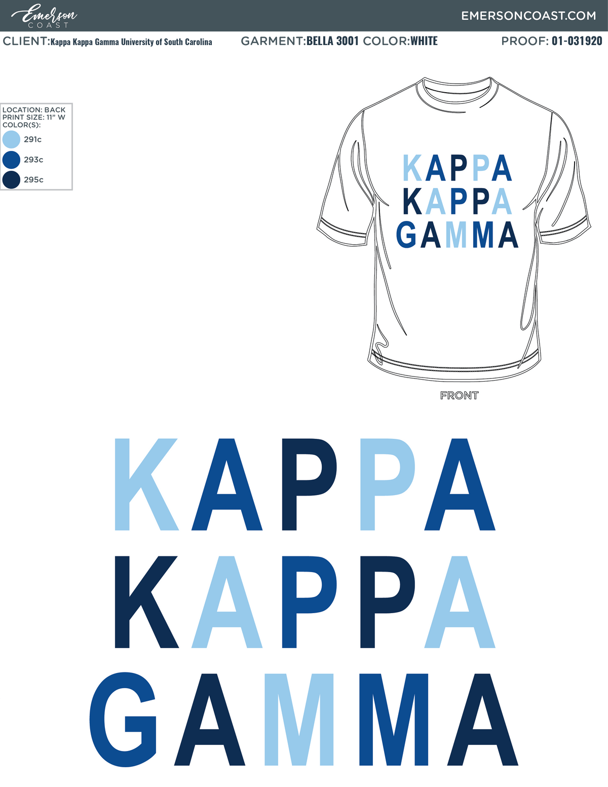 01-031920 Kappa Kappa Gamma University of South Carolina Stacked 2020-01