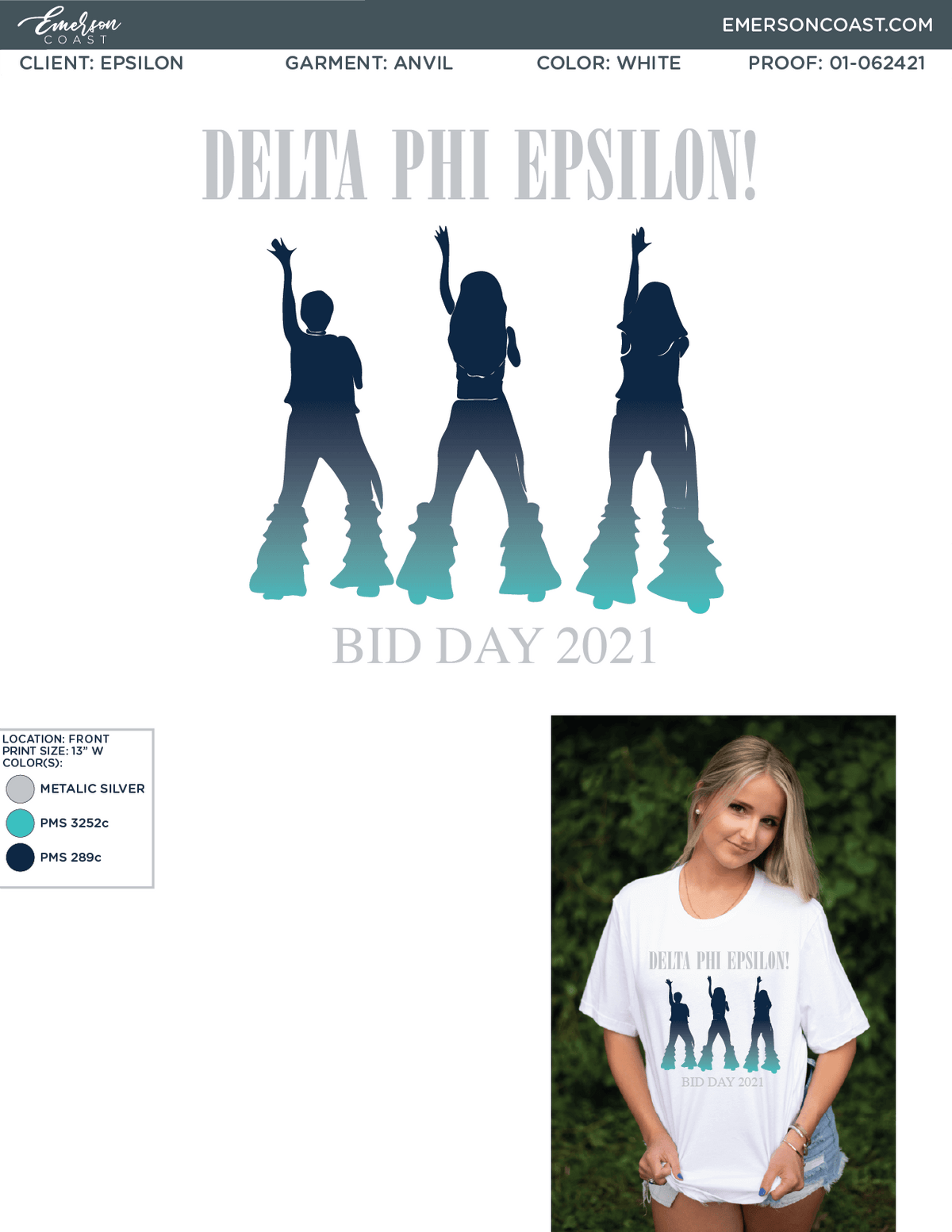 01-062421 Delta Phi Epsilon University of Georgia Bid Day 2021-01