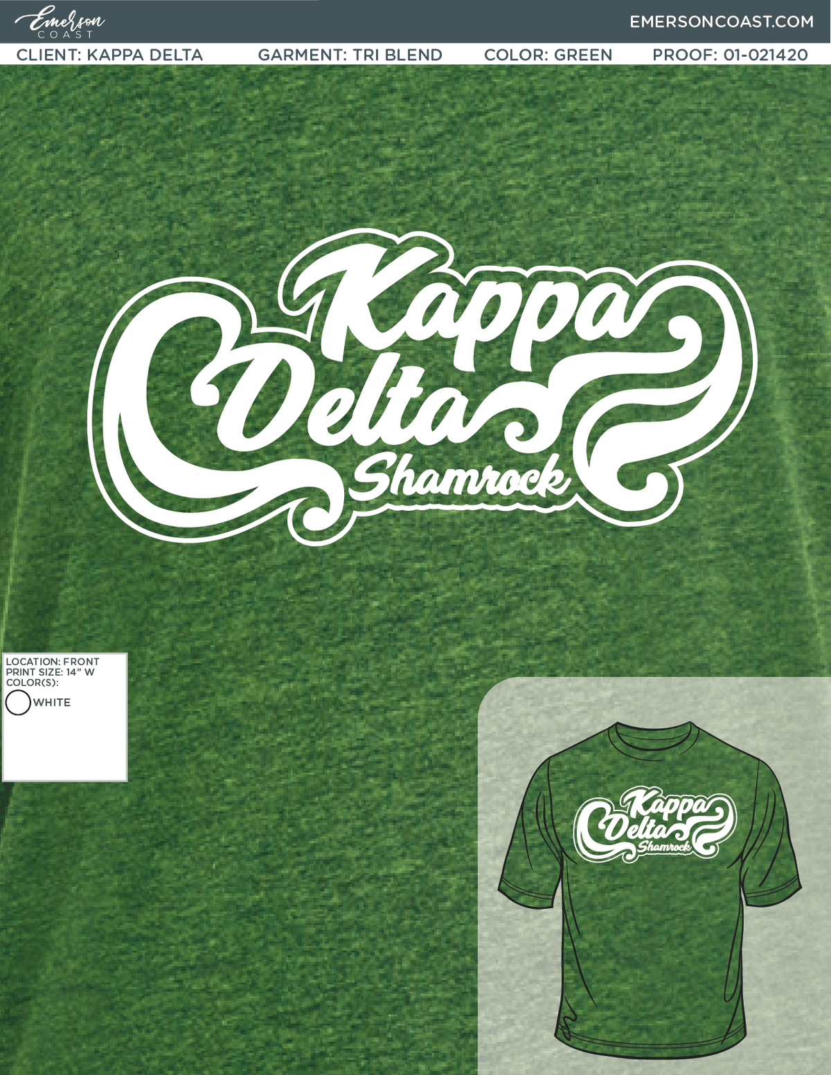 01-021420 Kappa Delta Kansas State University Shamrock 2020-01