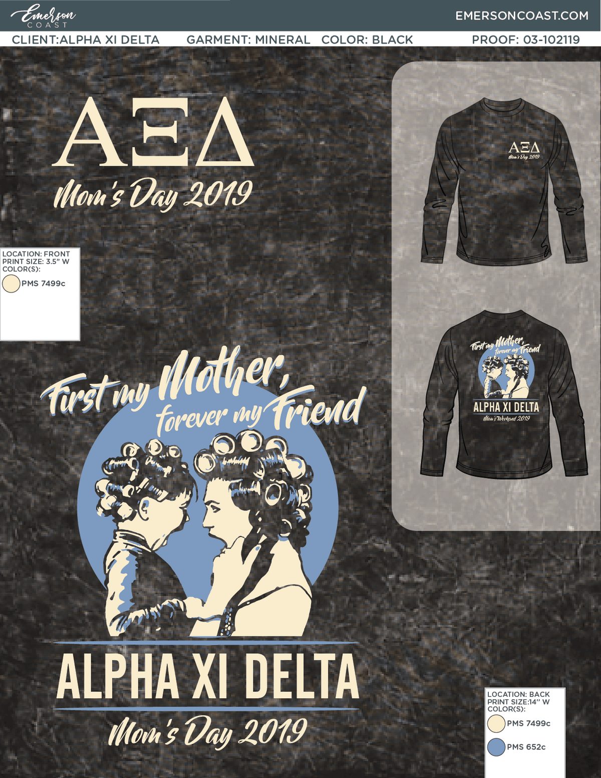 03-102119 Alpha Xi Delta Marshall University Mom&#39;s Day 2019