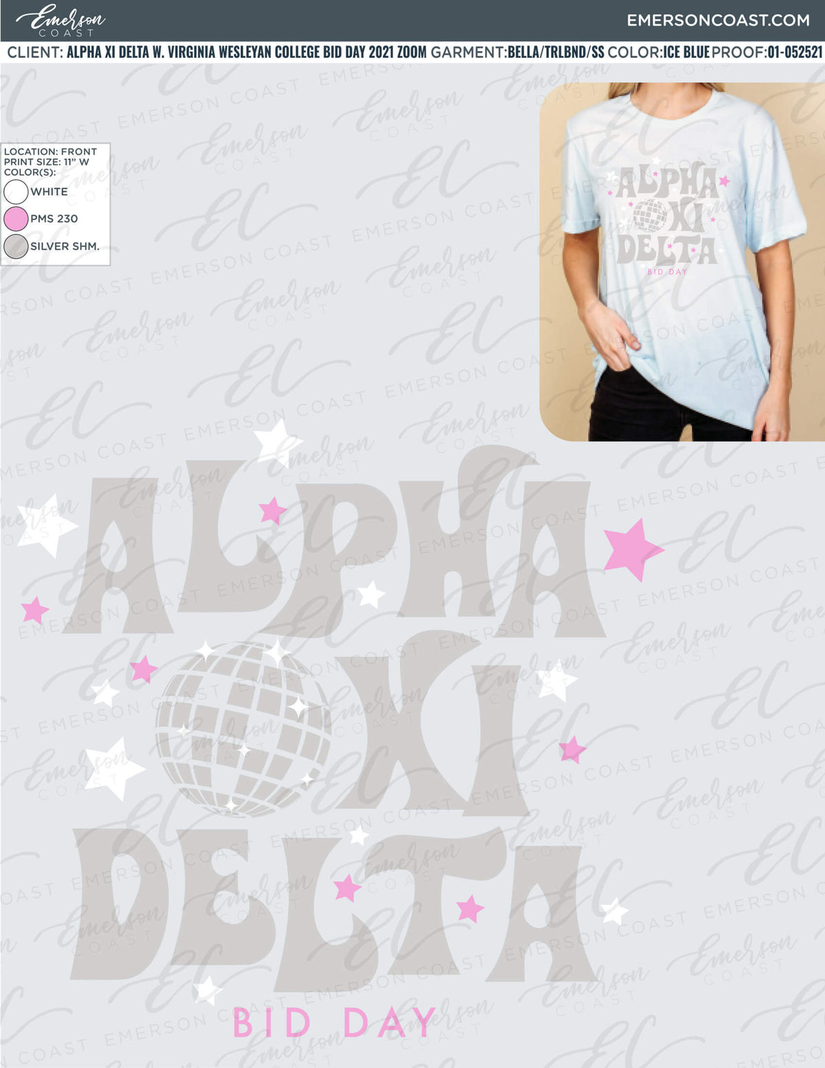 01-052521 Alpha Xi Delta West Virginia Wesleyan College Bid Day 2021