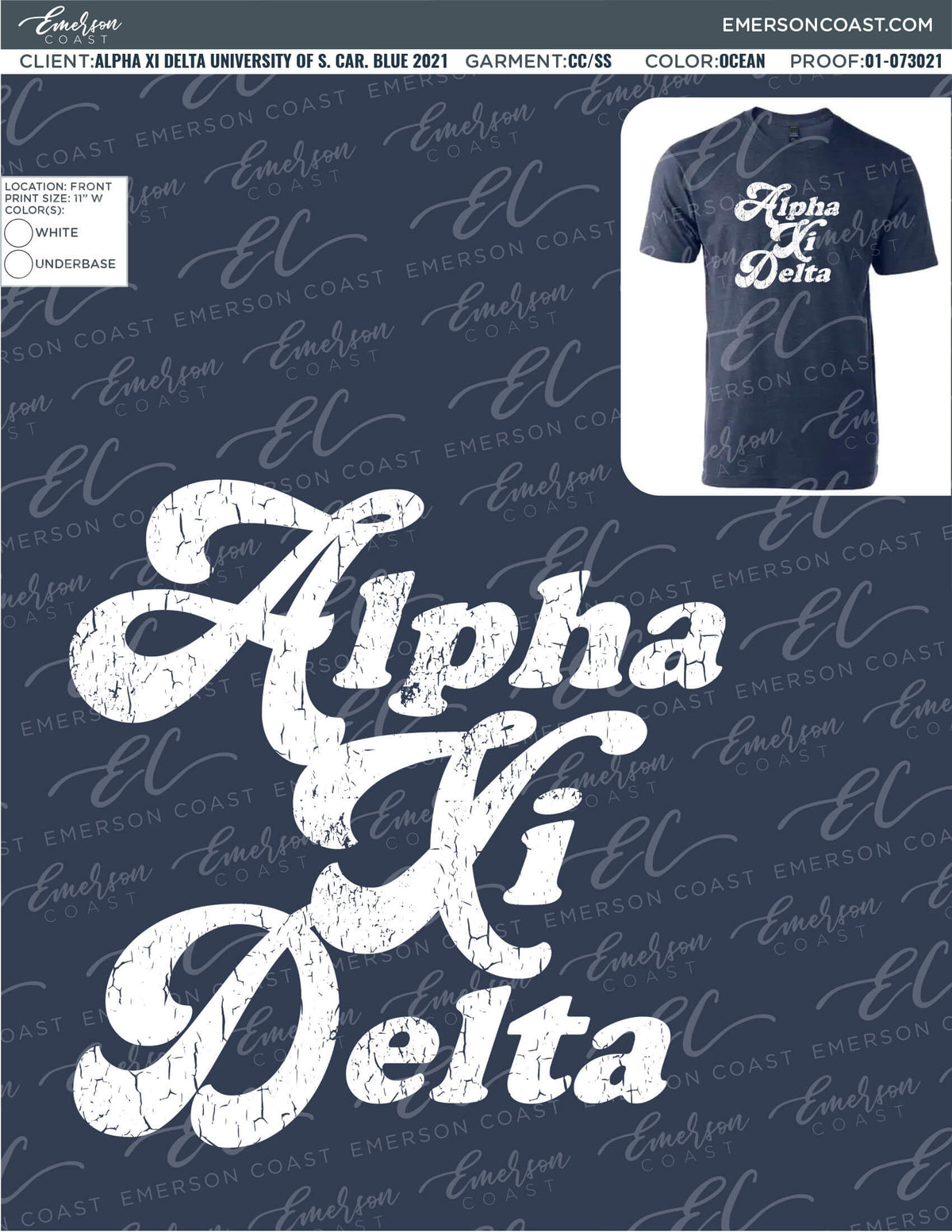 01-073021 Alpha Xi Delta University of South Carolina Blue 2021 2
