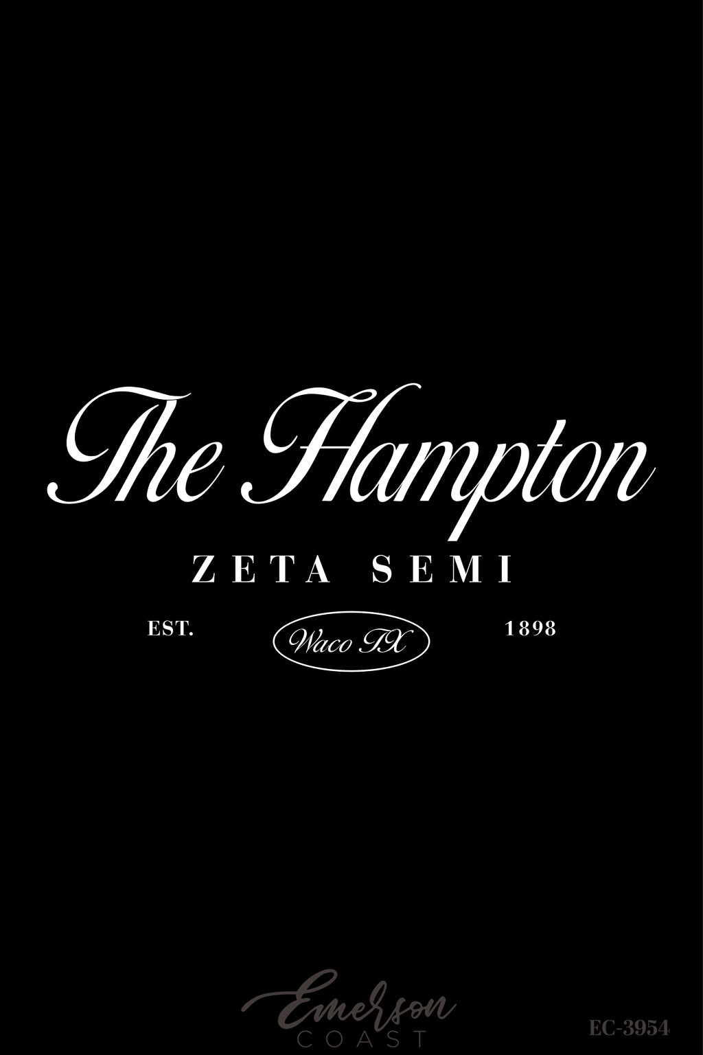 Zeta Tau Alpha Baylor University Hamptons Semi Formal T-Shirt