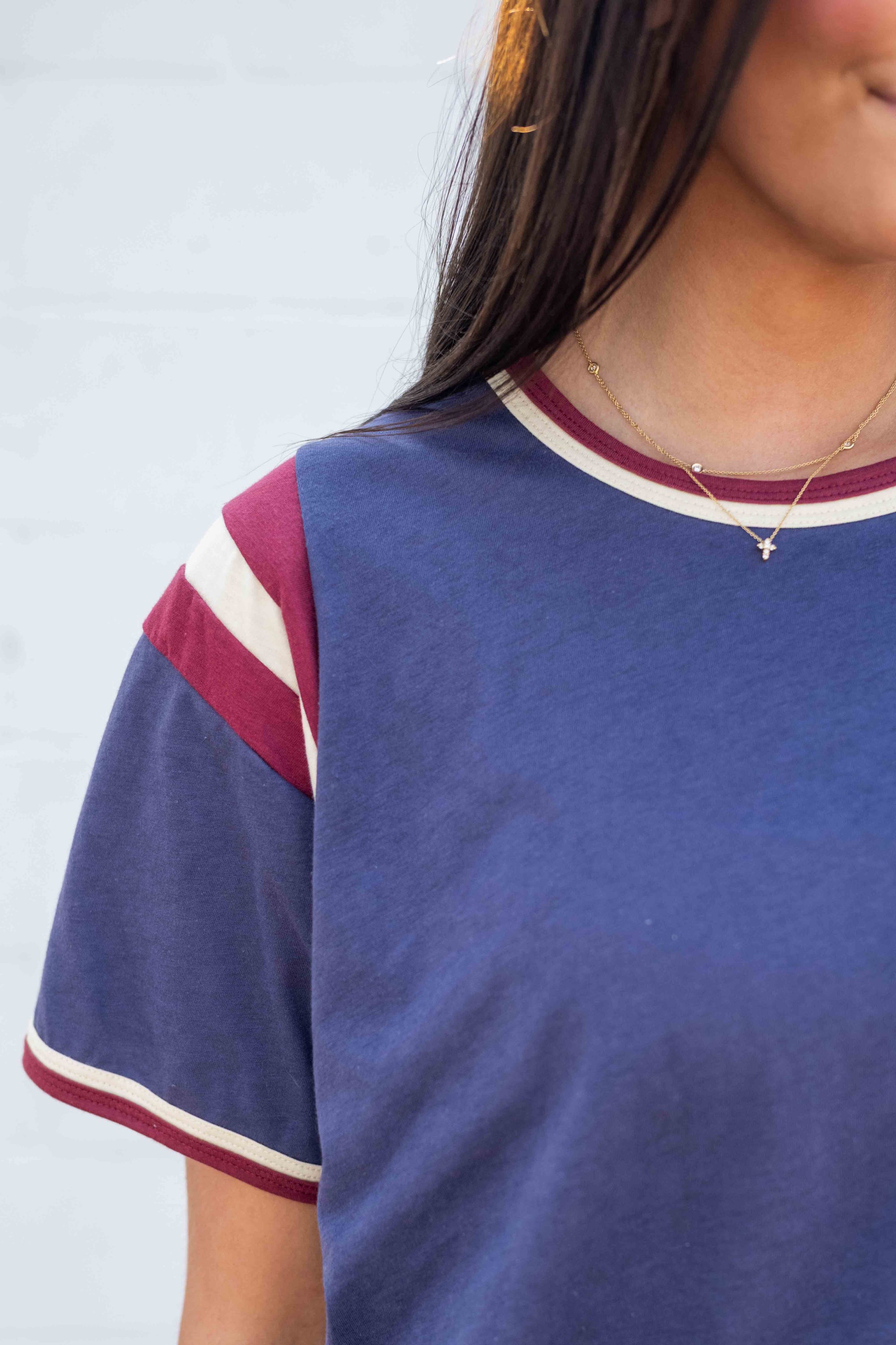 Navy/Maroon/Cream