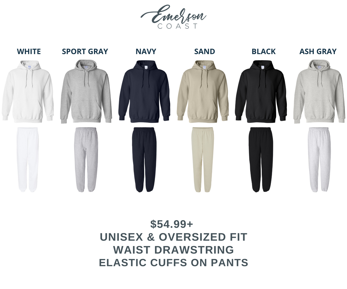 Gildan Hoodie and Sweatpants Set