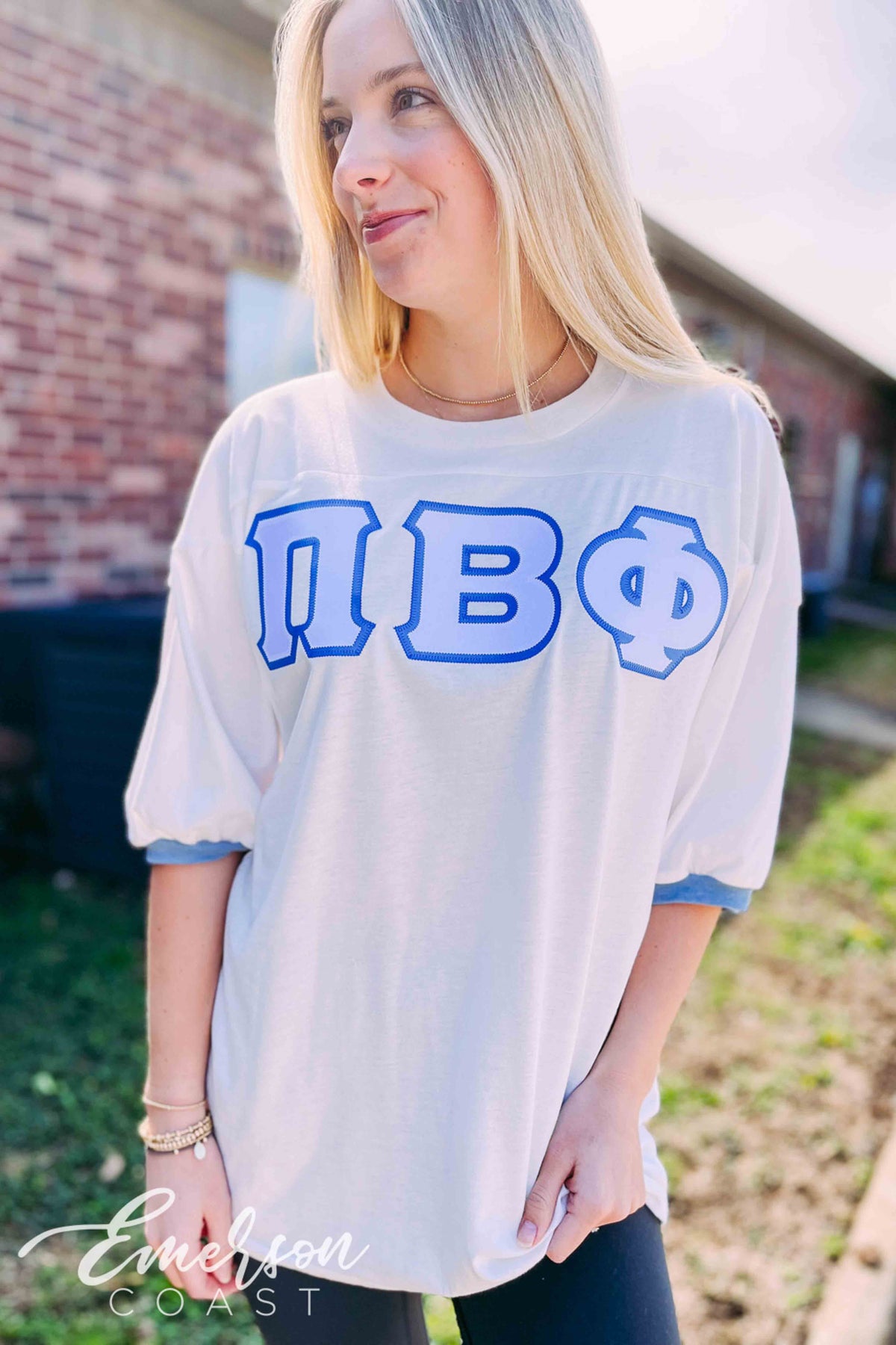 Sorority Custom Letter Jersey