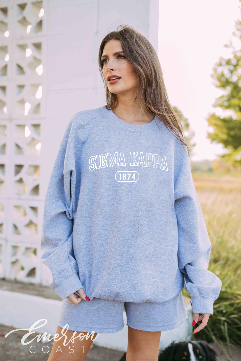 Sigma Kappa Athletics Oversized Crew