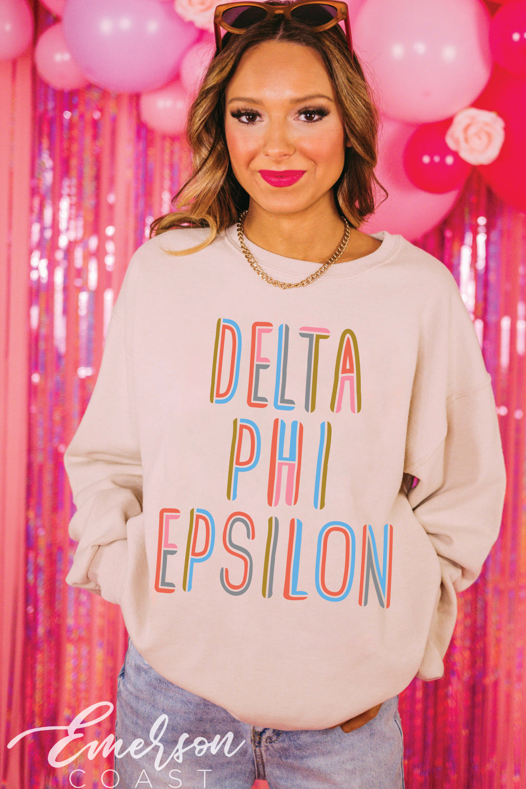 Delta phi cheap epsilon crewneck