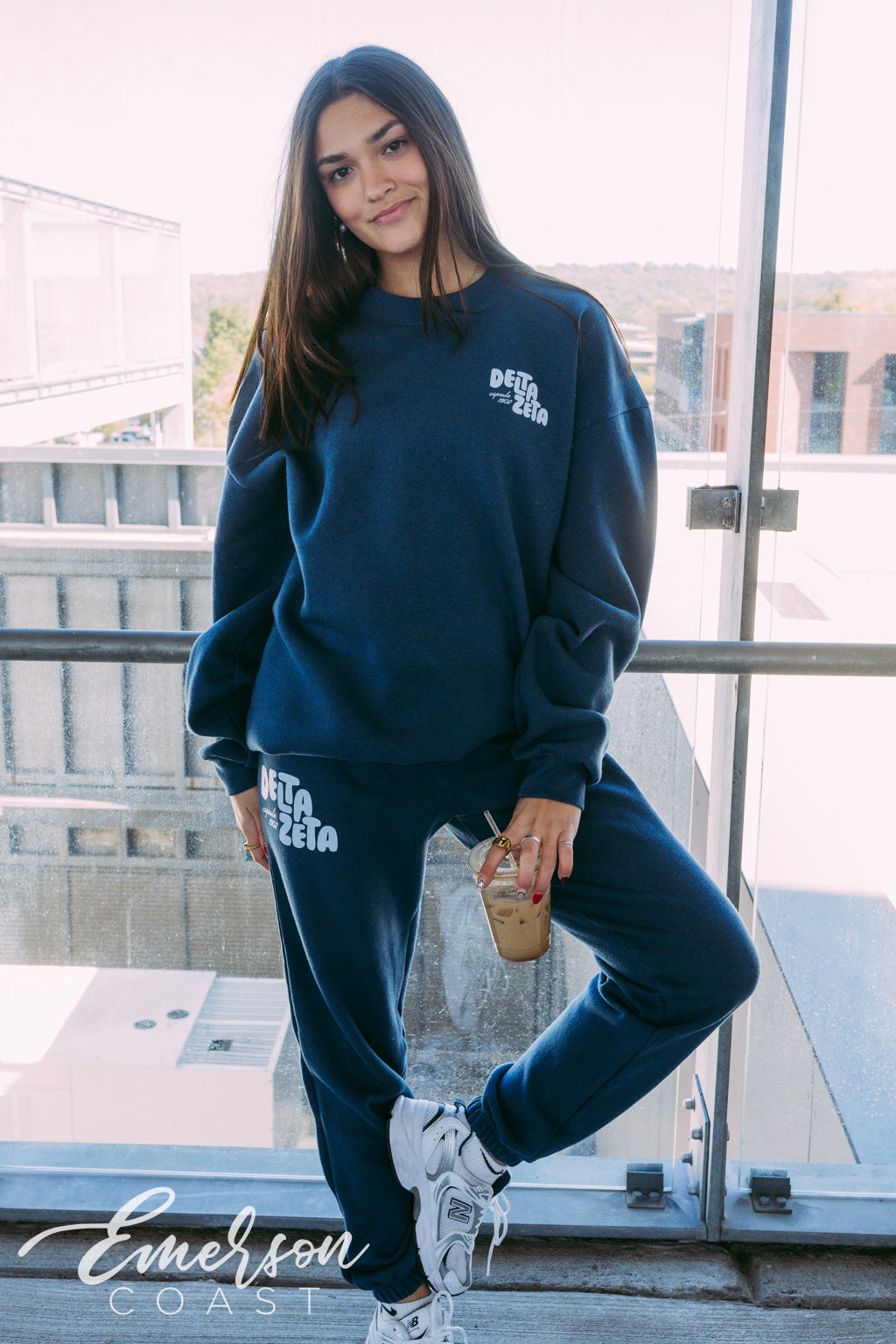 Delta Zeta Capsule 1902 Crewneck and Jogger Set