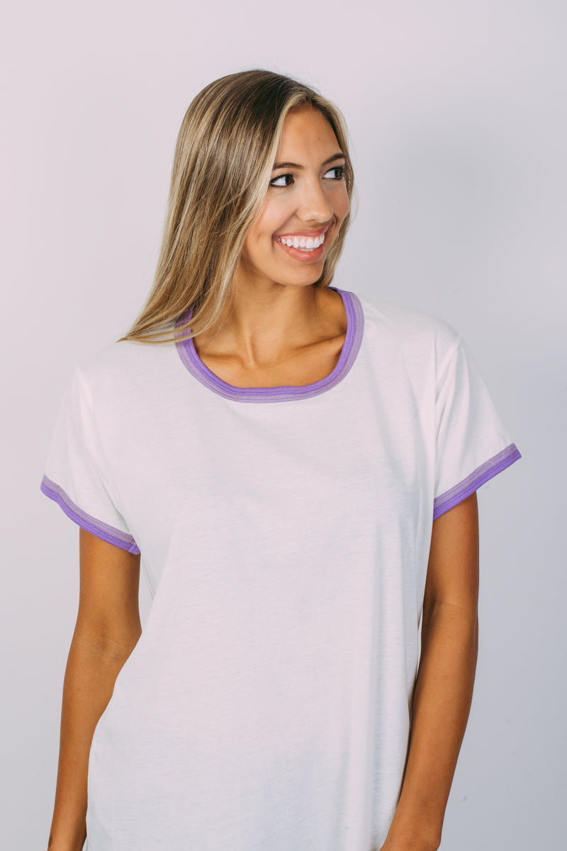 Sorority Double Ringer Tee