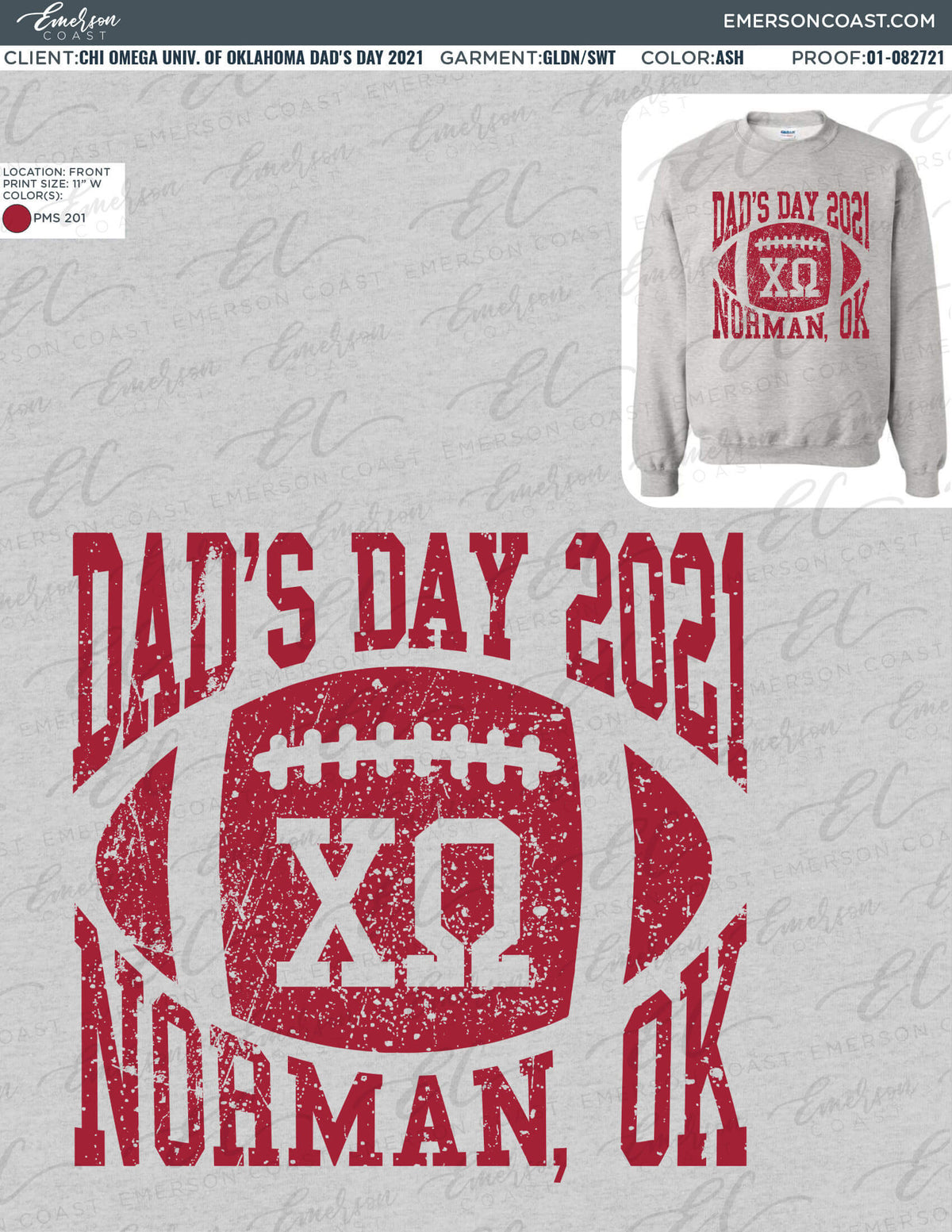 01-082721 Chi Omega University of Oklahoma Dad&#39;s Day 2021