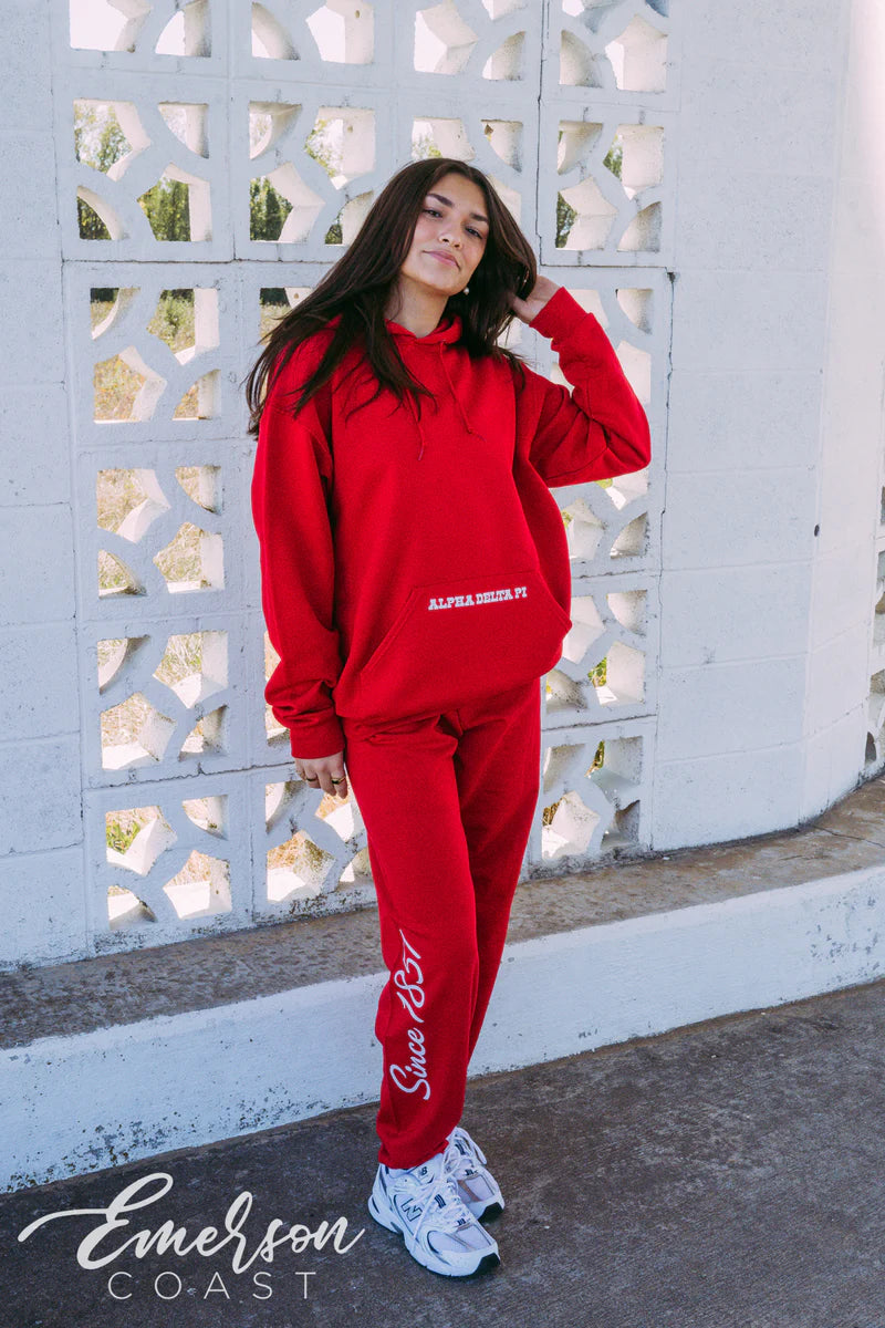 Jerzees Cinched Jogger and Hoodie Set