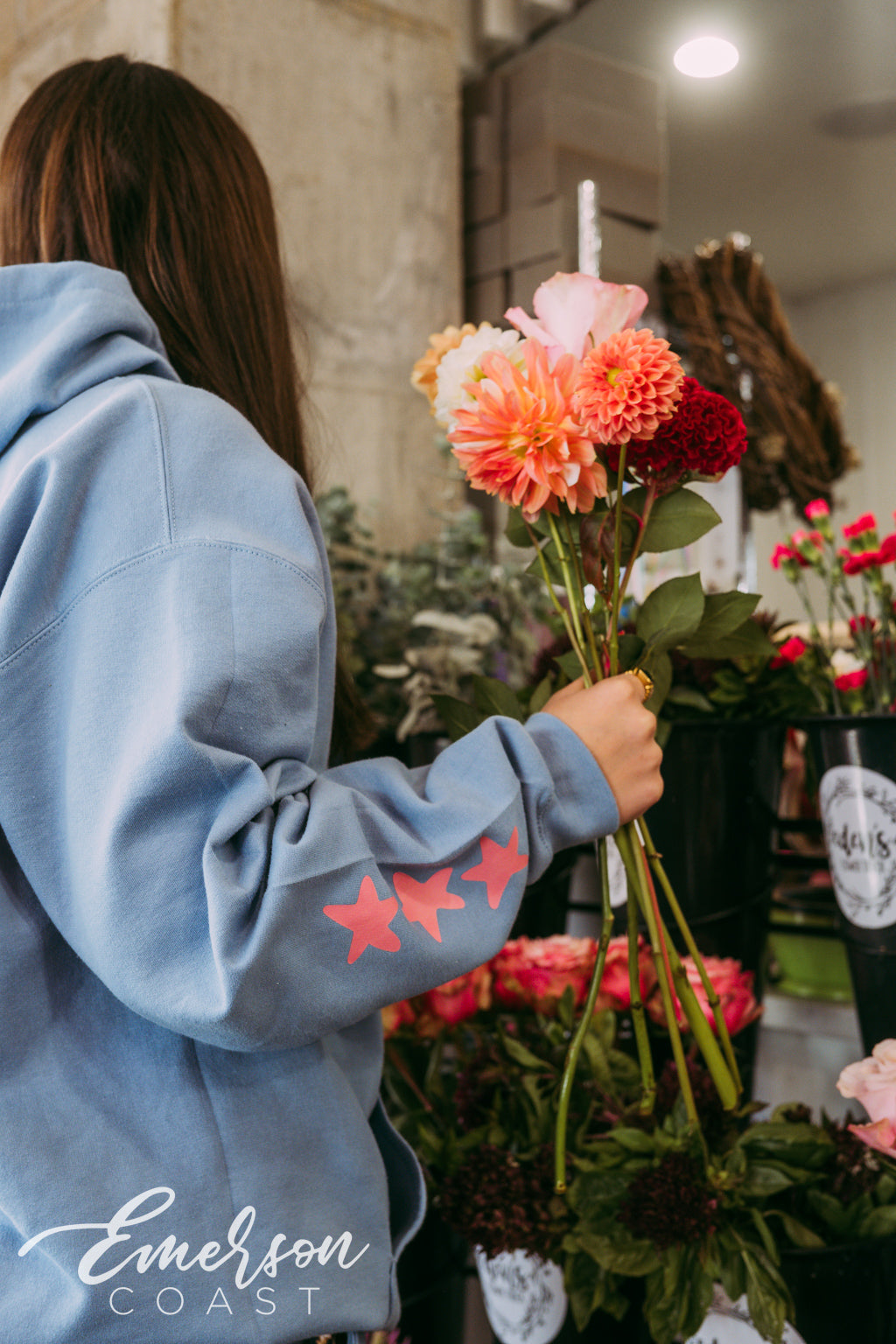 Alpha Delta Pi Bright Star Hoodie and Jogger Set