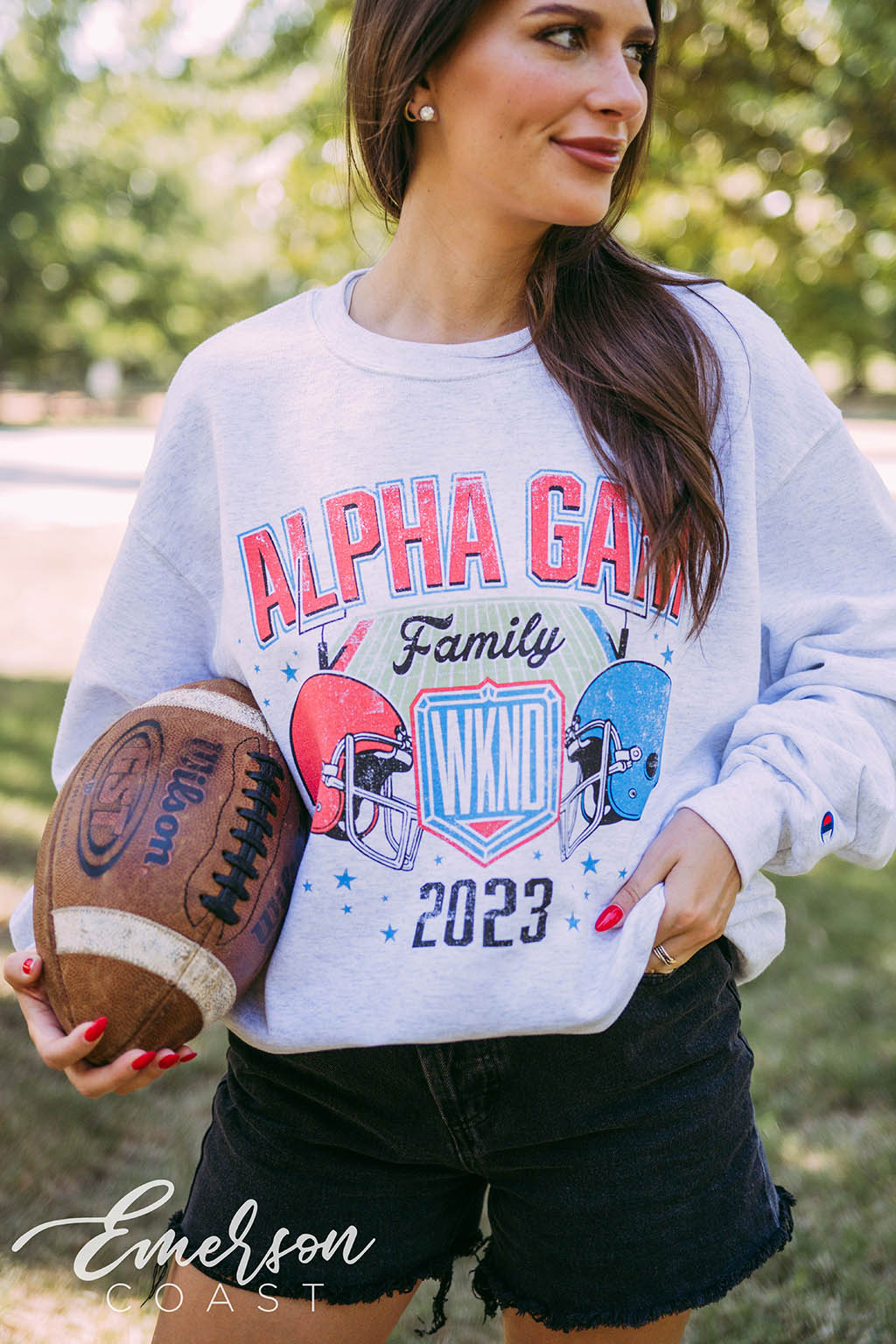 Alpha Gamma Delta Family Weekend Crewneck