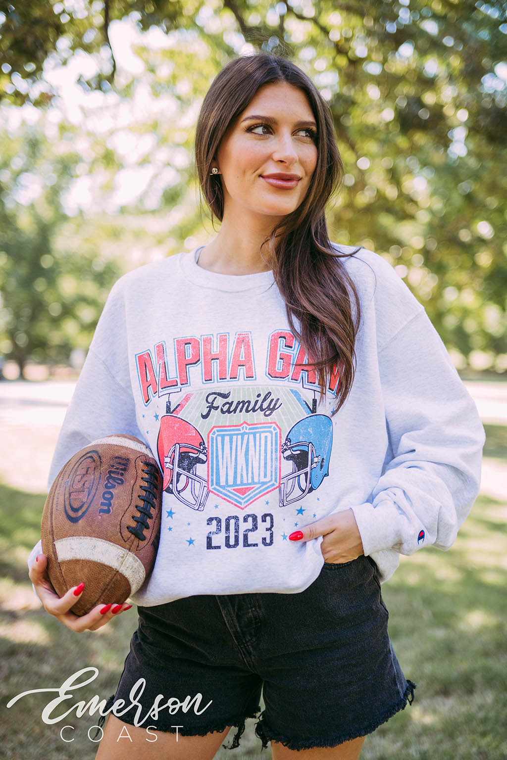 Alpha Gamma Delta Family Weekend Crewneck