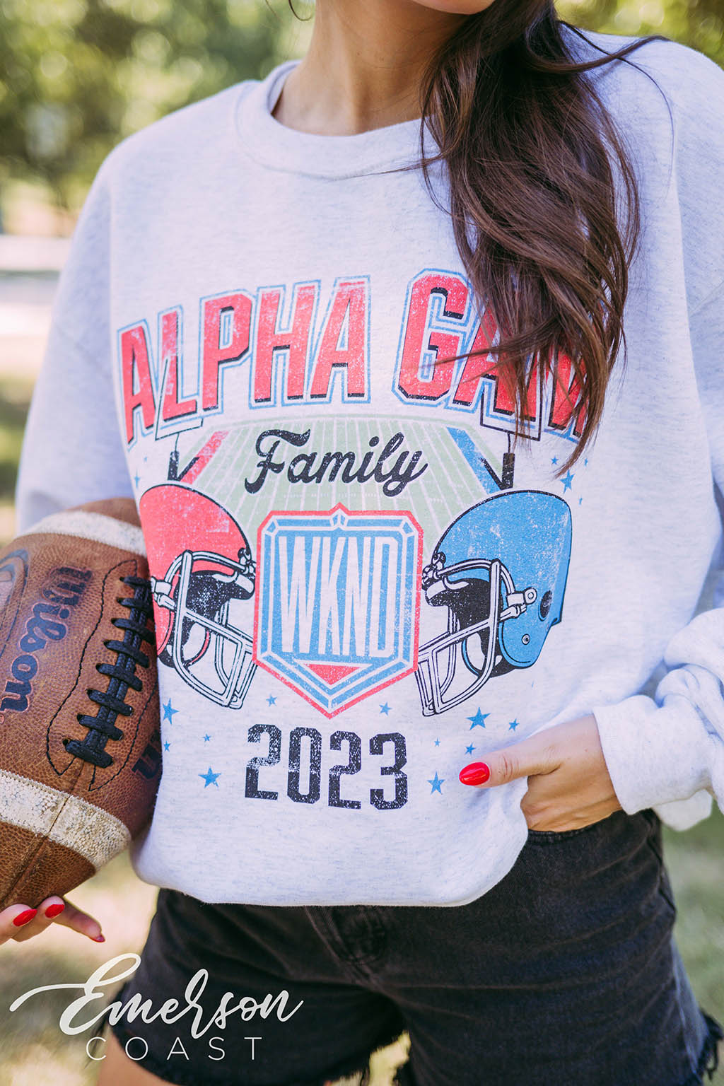 Alpha Gamma Delta Family Weekend Crewneck