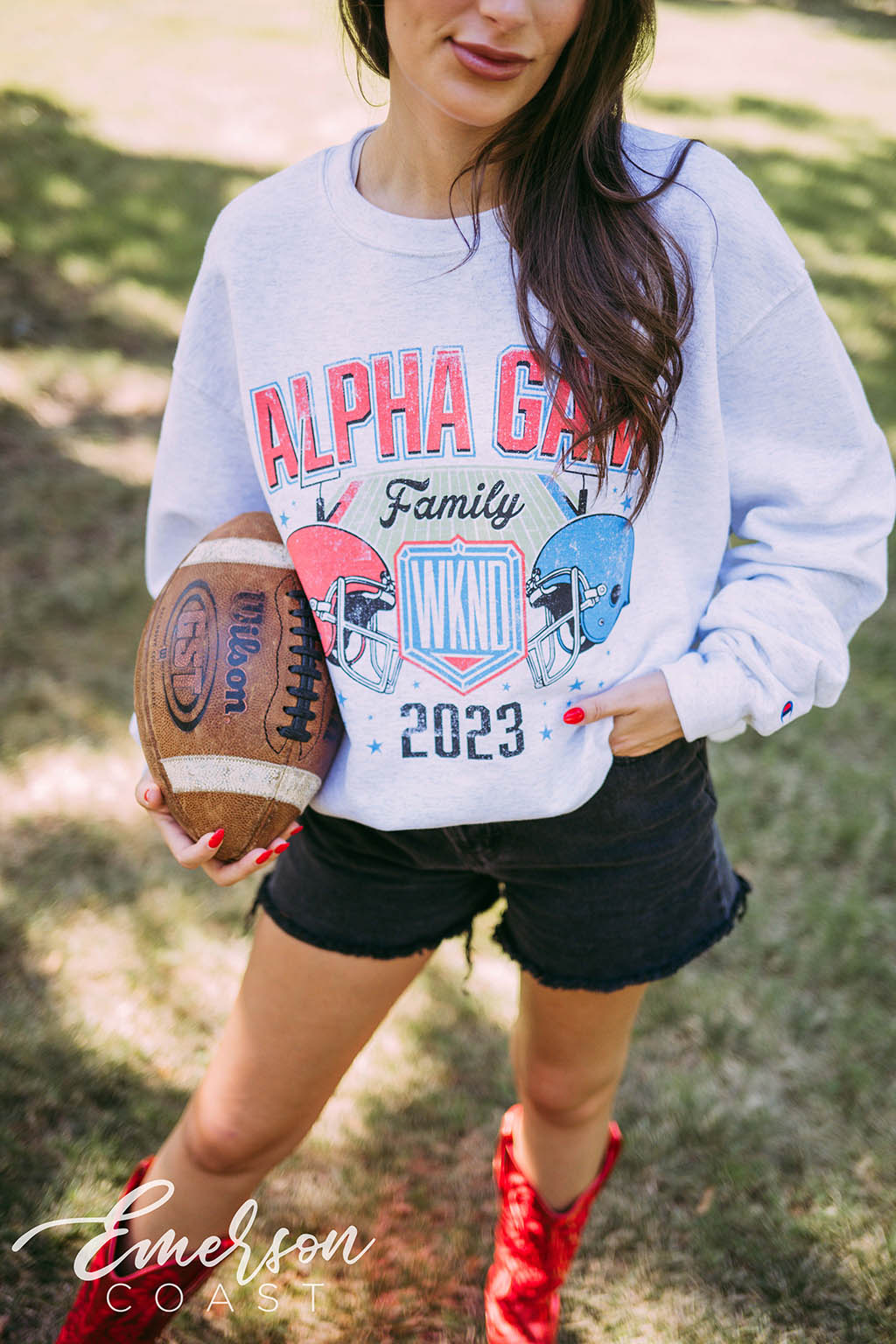 Alpha Gamma Delta Family Weekend Crewneck