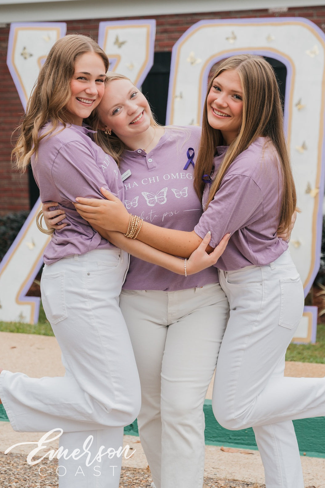 Alpha Chi Omega Lavender Philanthropy Henley