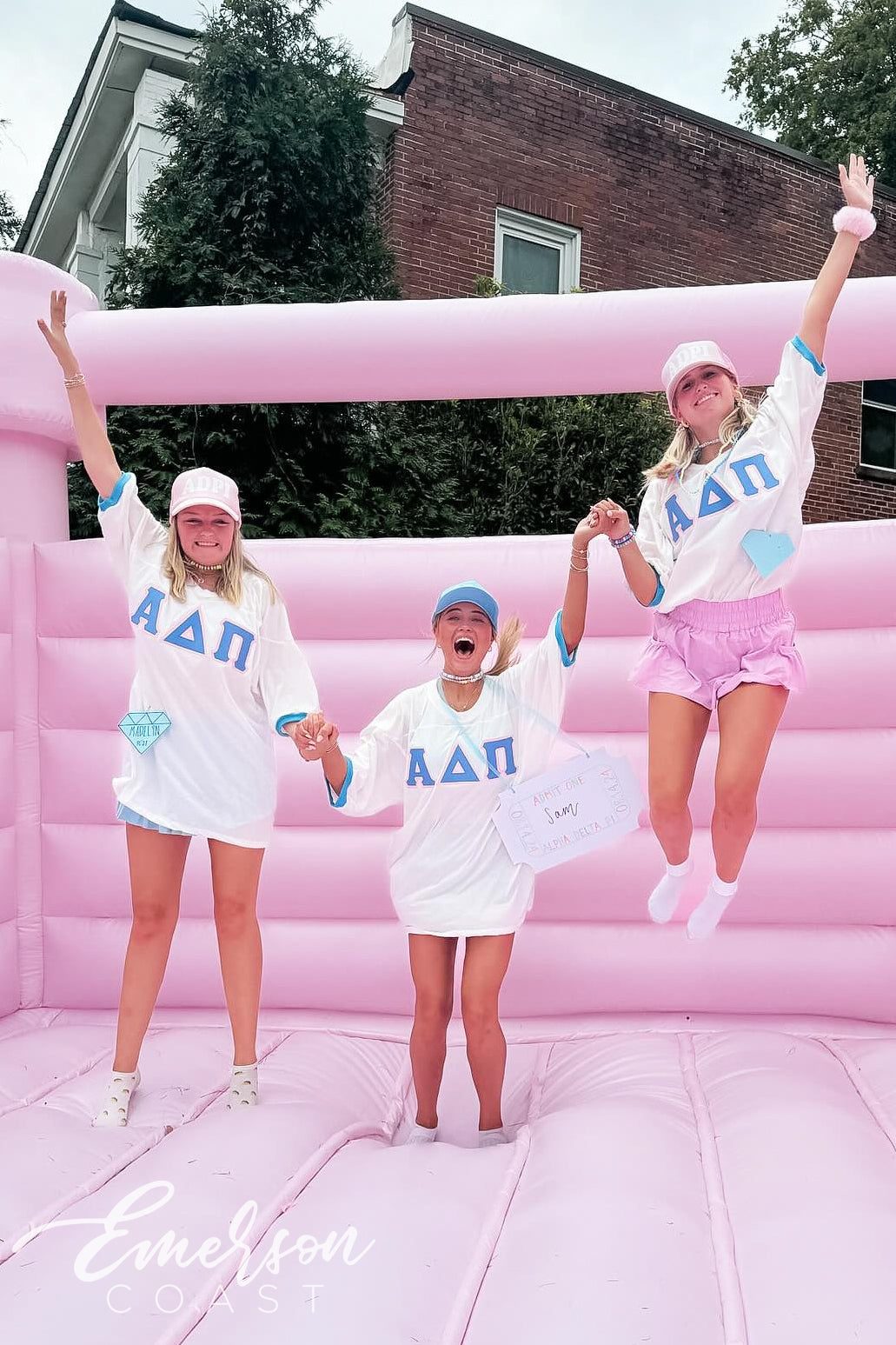 Alpha Delta Pi Custom Bid Day Letter Jersey