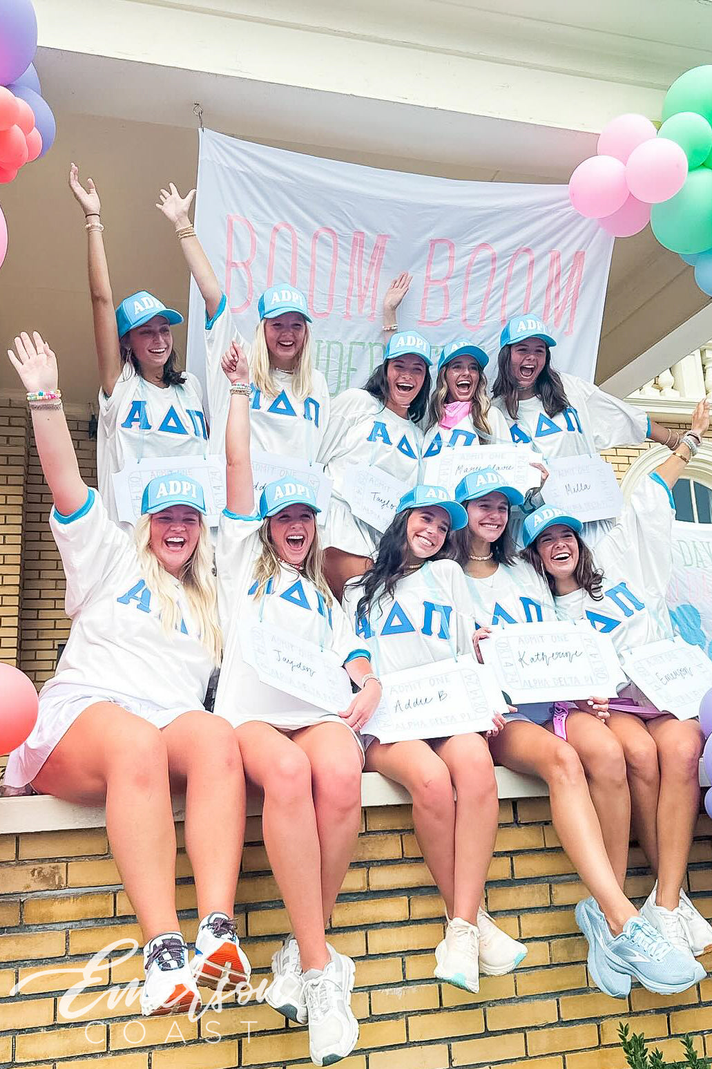 Alpha Delta Pi Custom Bid Day Letter Jersey