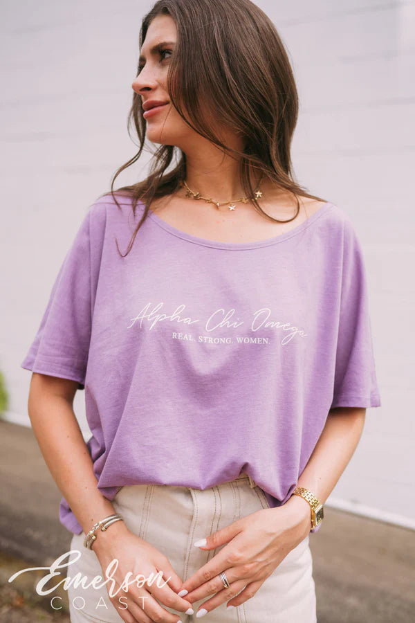 Sorority Custom Slouchy Tee