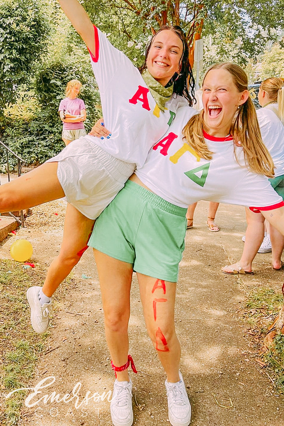 Alpha Gamma Delta Bid Day Ringer Tee