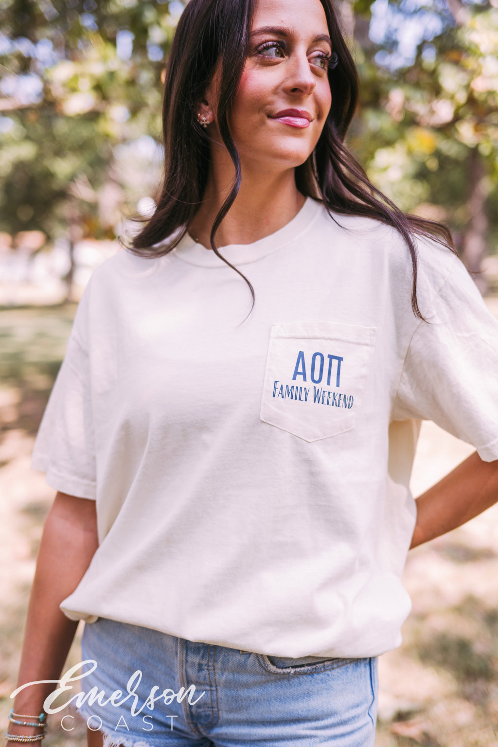 Alpha Omicron Pi Polaroid Family Weekend Tee