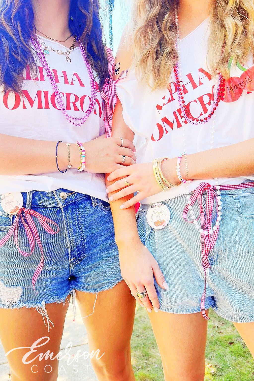 Alpha Omicron Pi Cherry On Top Bid Day Tee