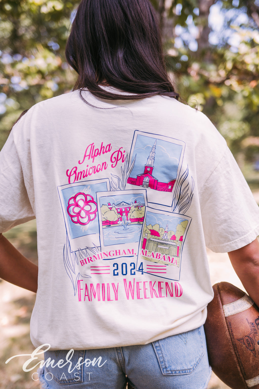 Alpha Omicron Pi Polaroid Family Weekend Tee