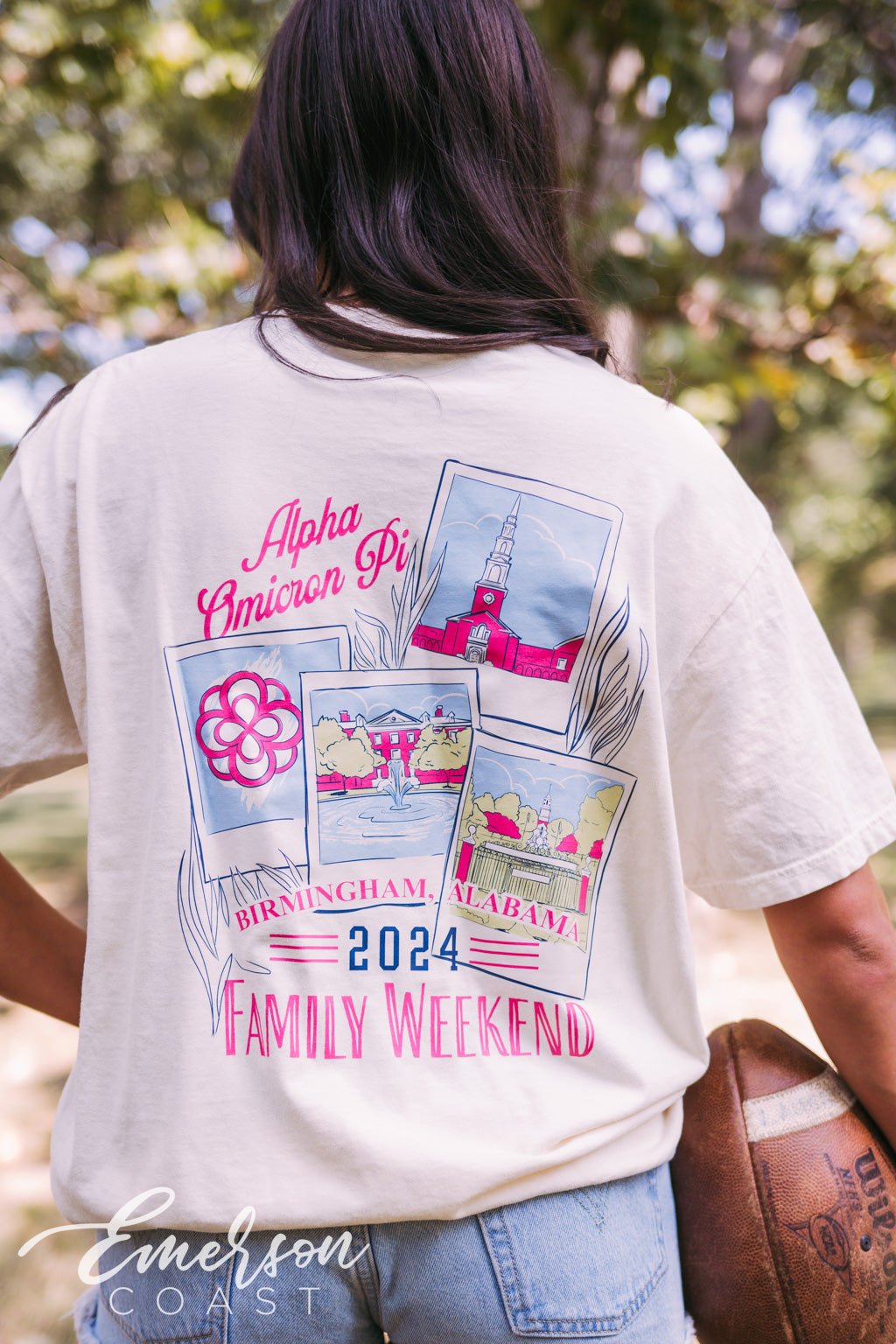 Alpha Omicron Pi Polaroid Family Weekend Tee