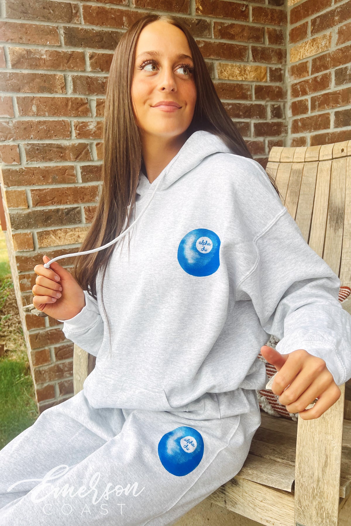 Alpha Xi Delta Lucky Eight Ball Hoodie Set