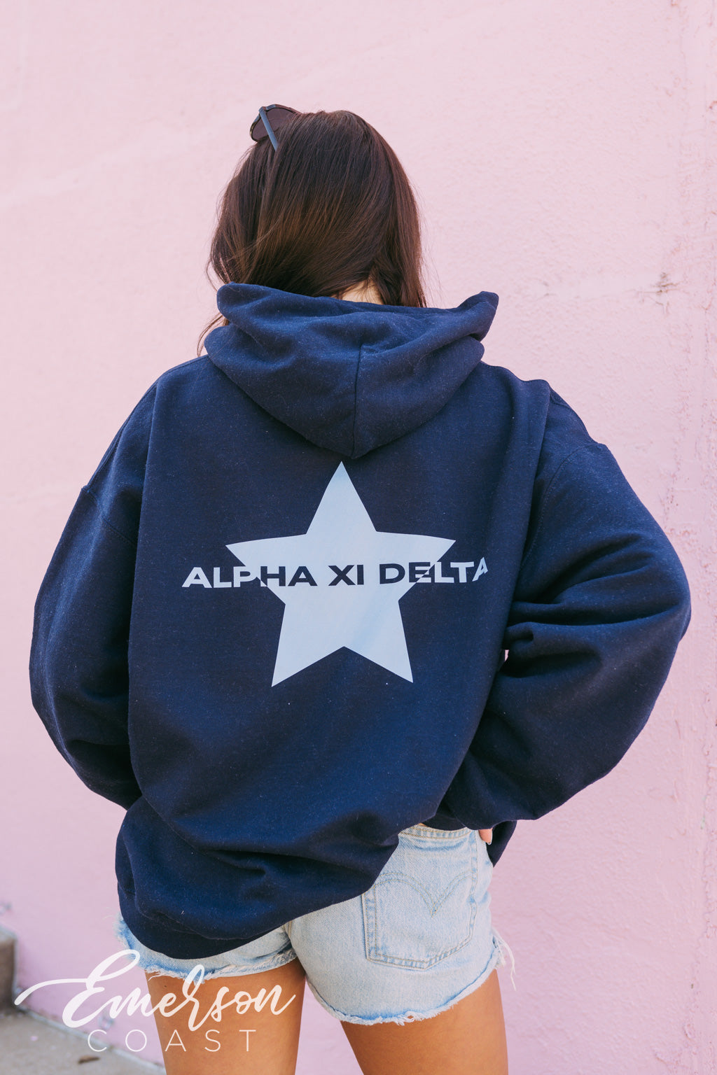 Alpha Xi Delta Bold Star PR Hoodie