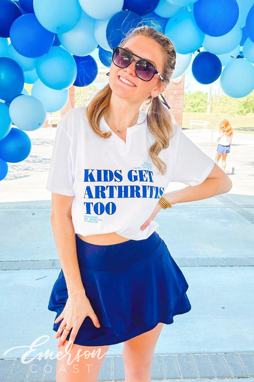 Alpha Omicron Pi Kids Get Arthritis Too Notch Tee