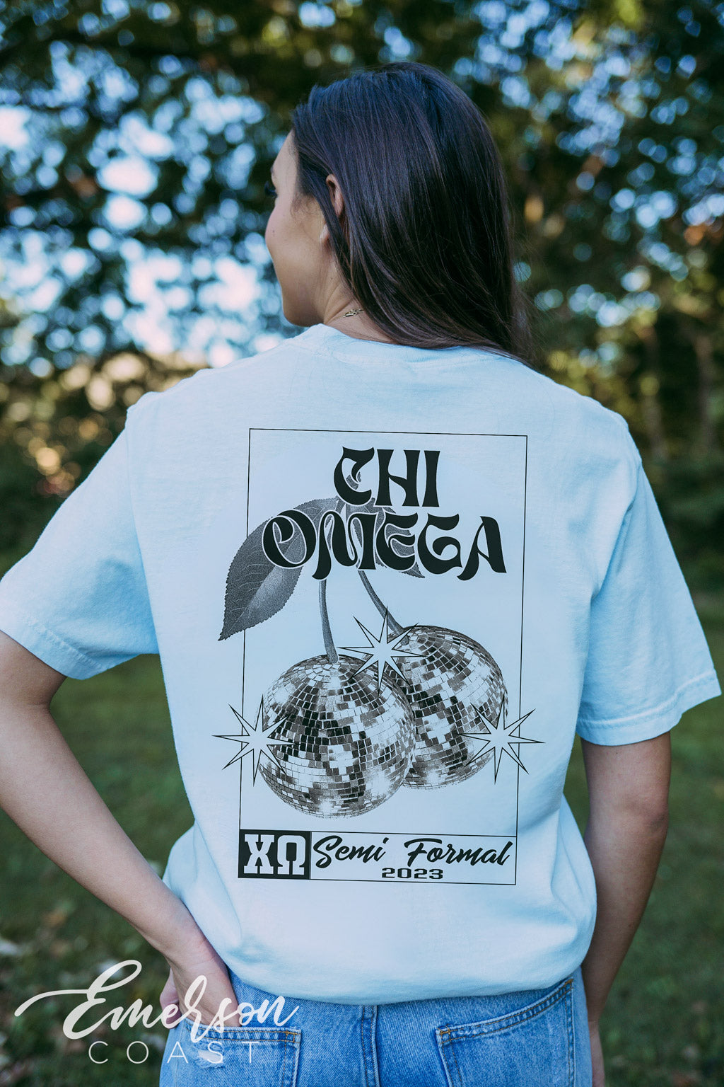 Chi Omega Disco Semi Formal Tee