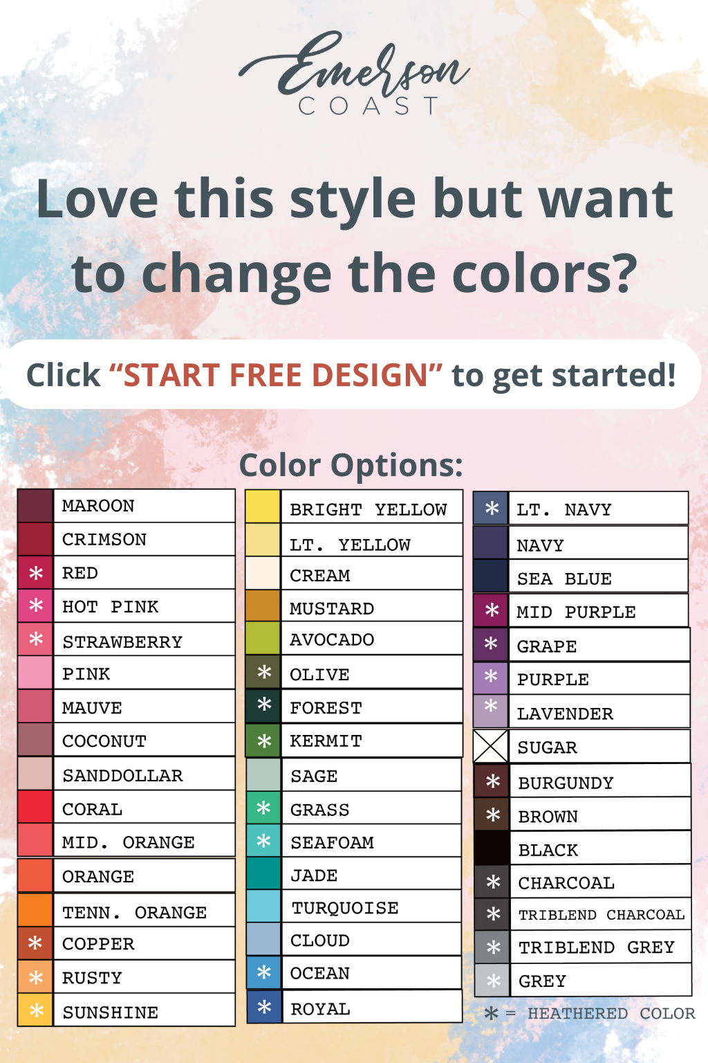 All Color Options