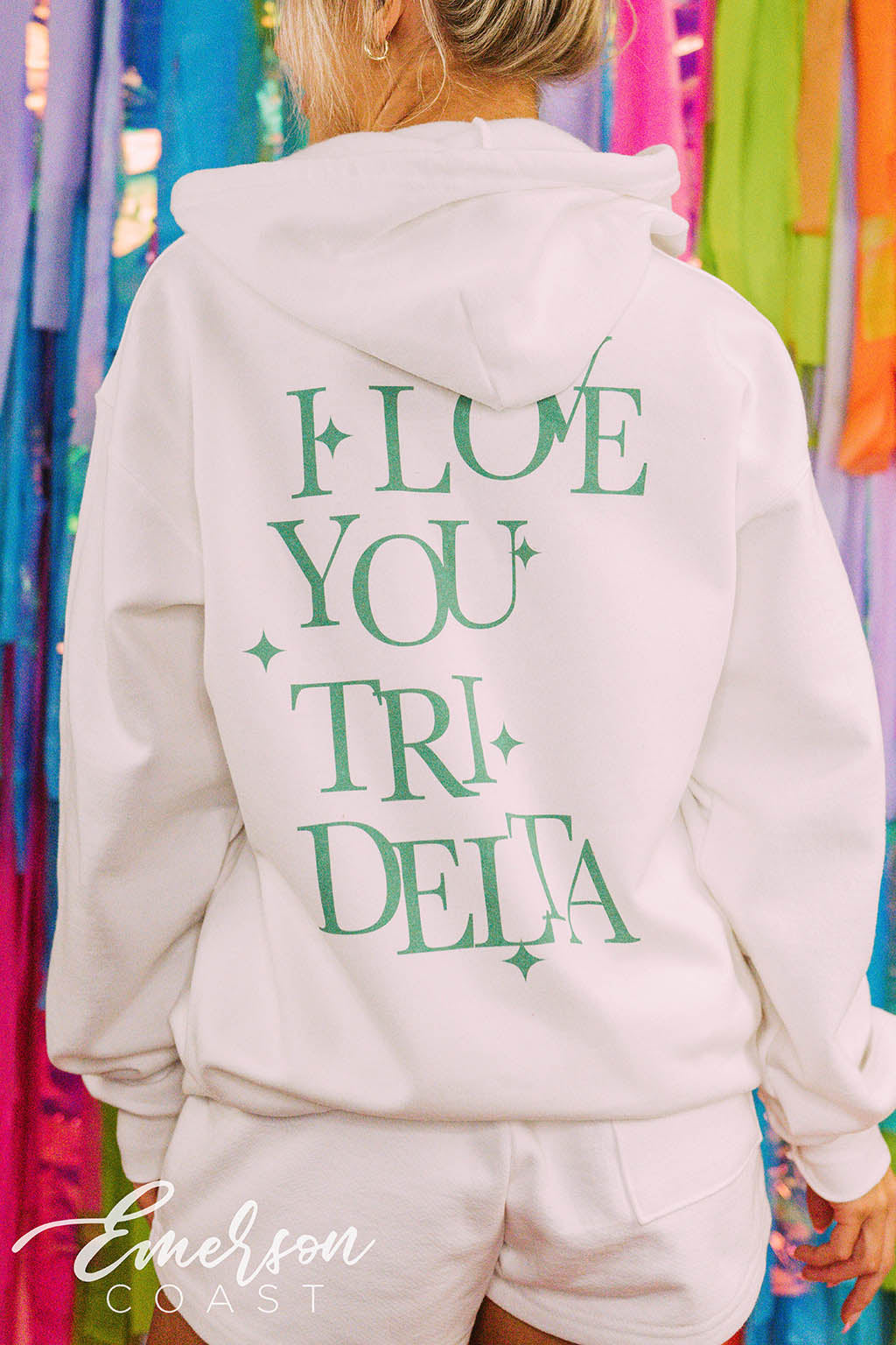 Tri delta corded sweatshirt sale