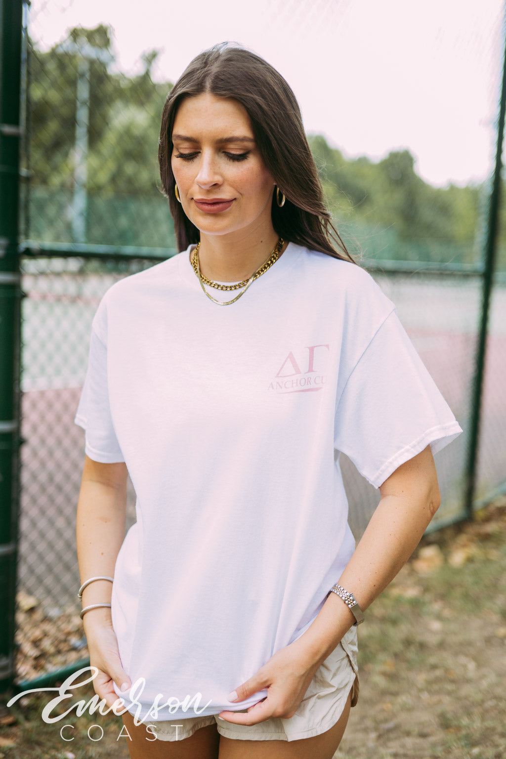 Delta Gamma Anchor Cup Tee