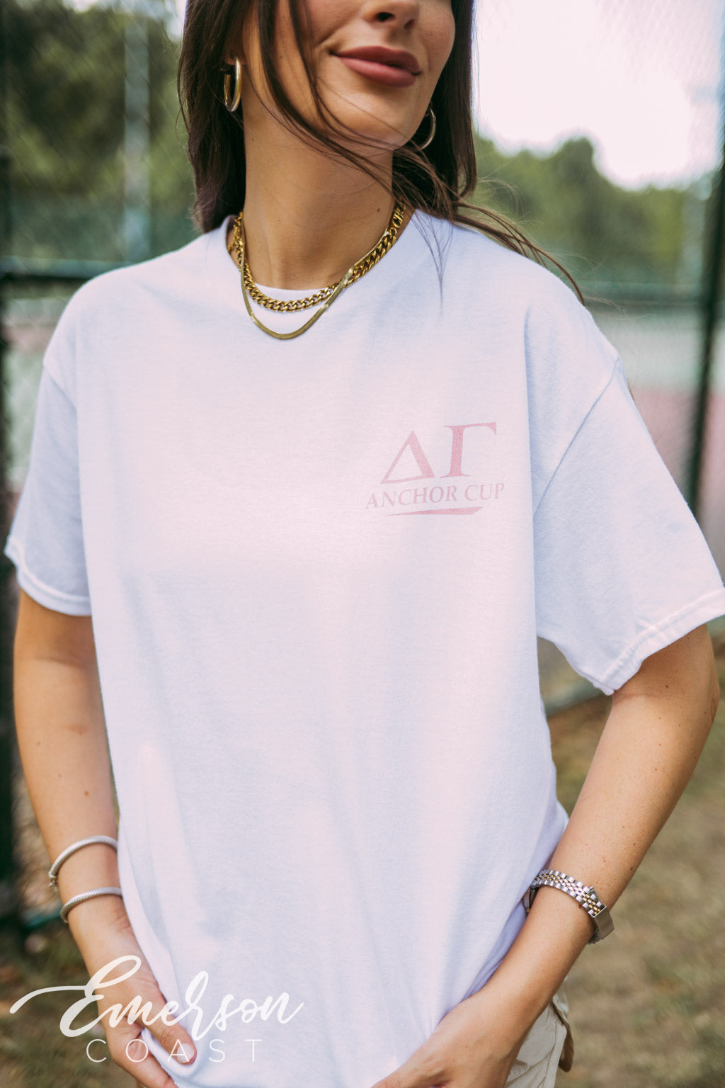 Delta Gamma Anchor Cup Tee