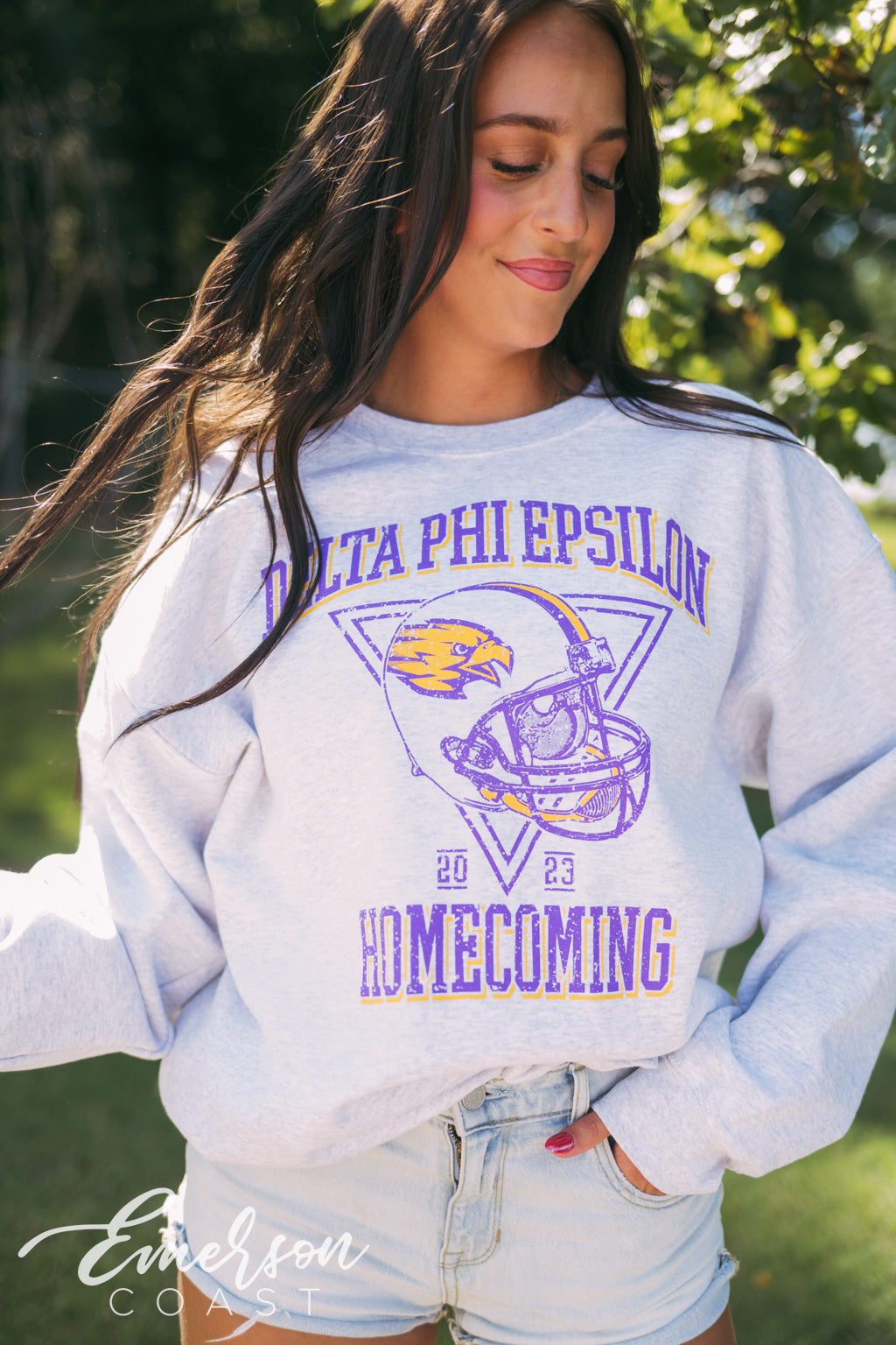 Delta Phi Epsilon Retro Homecoming Sweatshirt