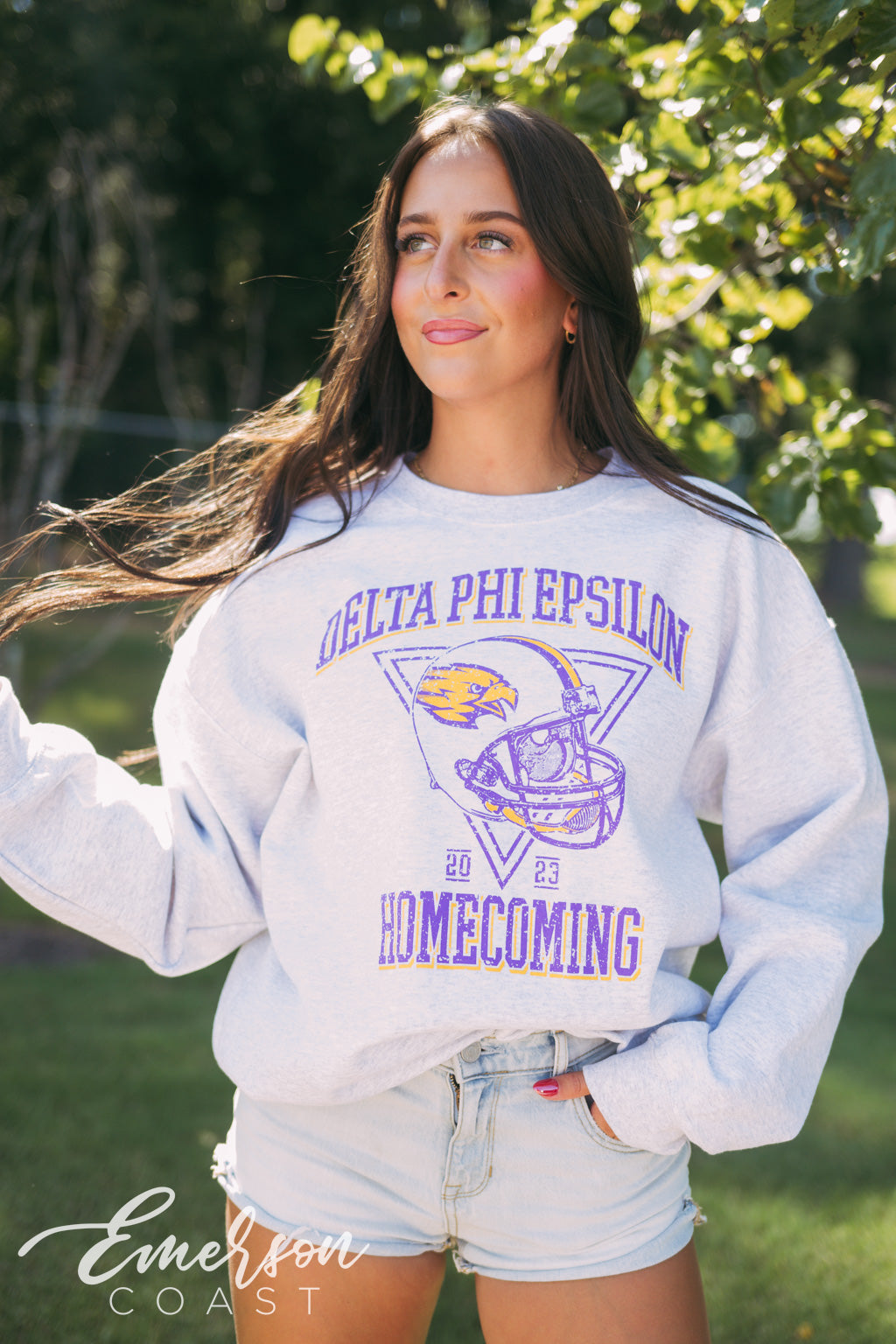 Delta Phi Epsilon Retro Homecoming Sweatshirt