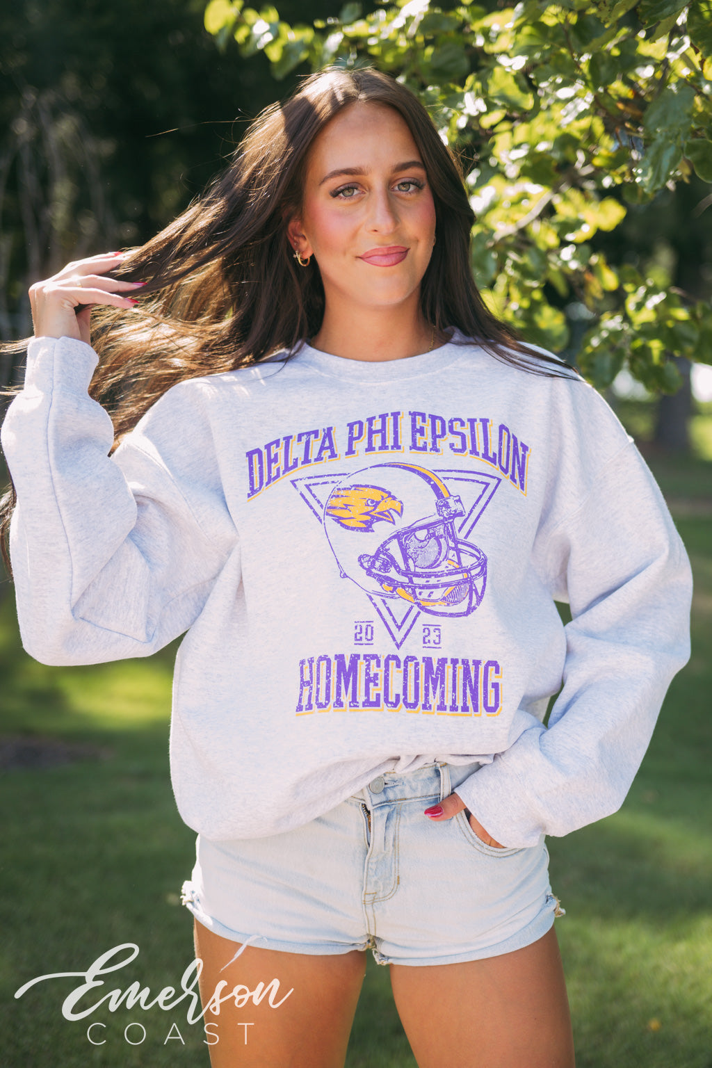 Delta Phi Epsilon Retro Homecoming Sweatshirt